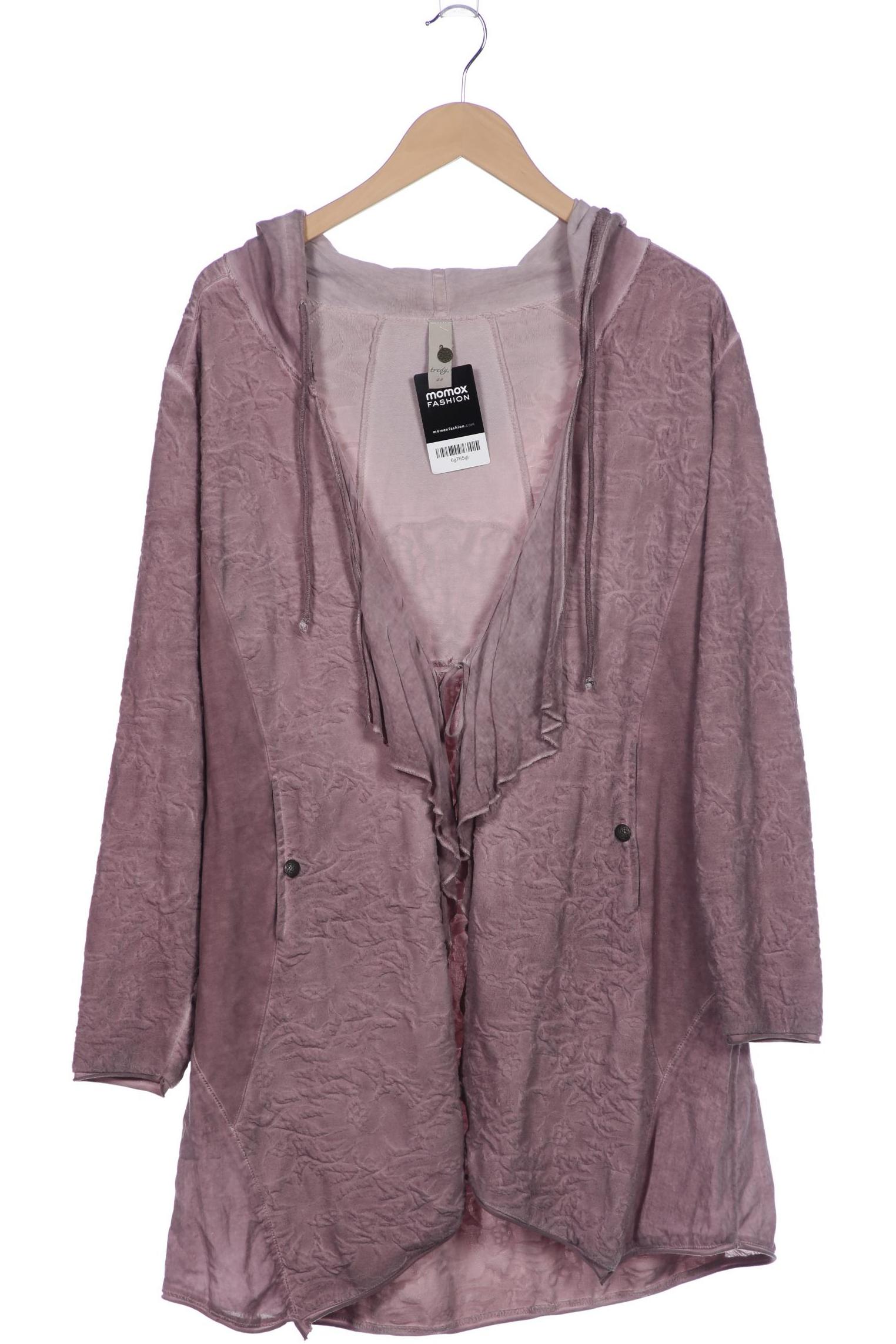 

tredy Damen Kapuzenpullover, pink, Gr. 44