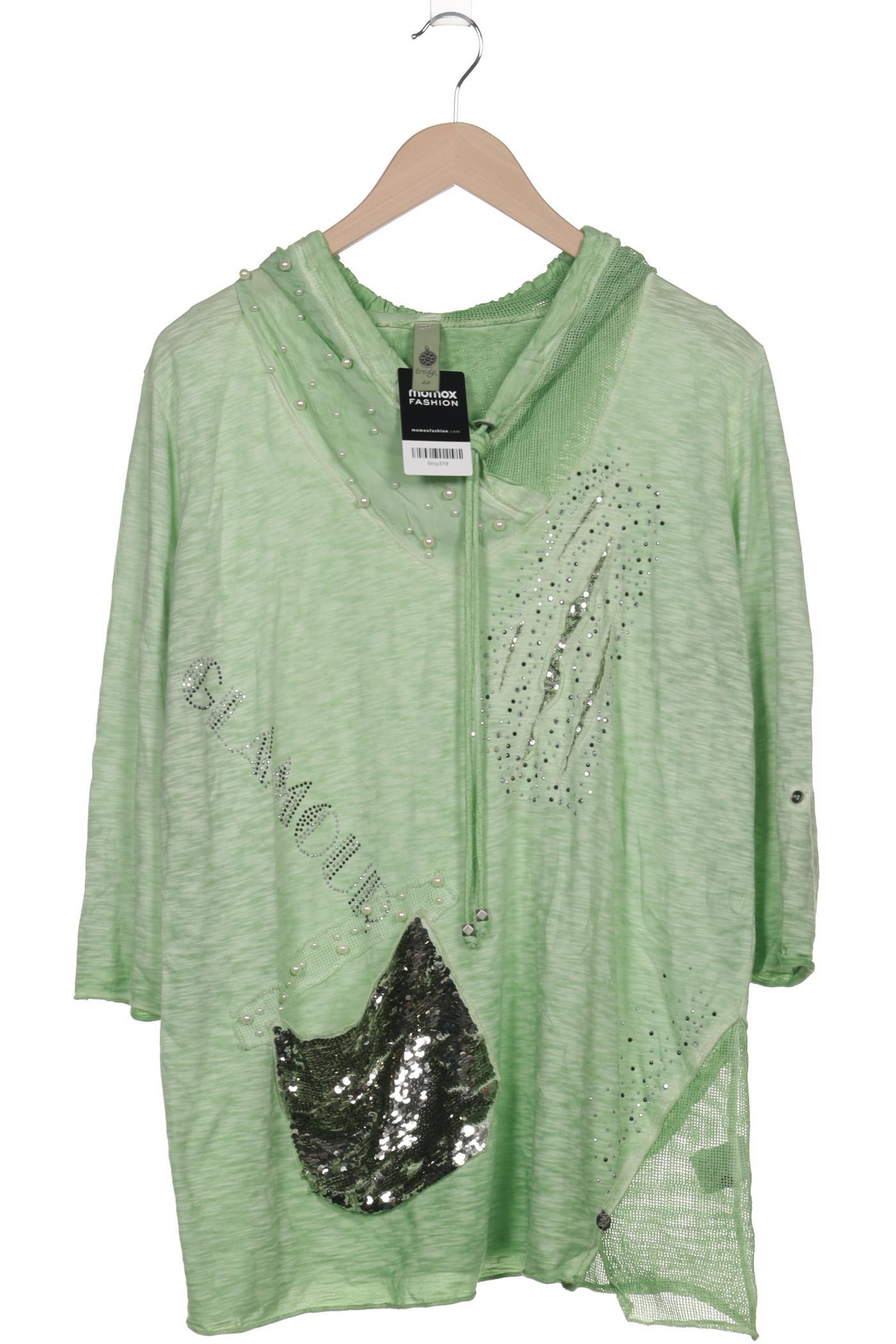 

tredy Damen Kapuzenpullover, hellgrün, Gr. 44
