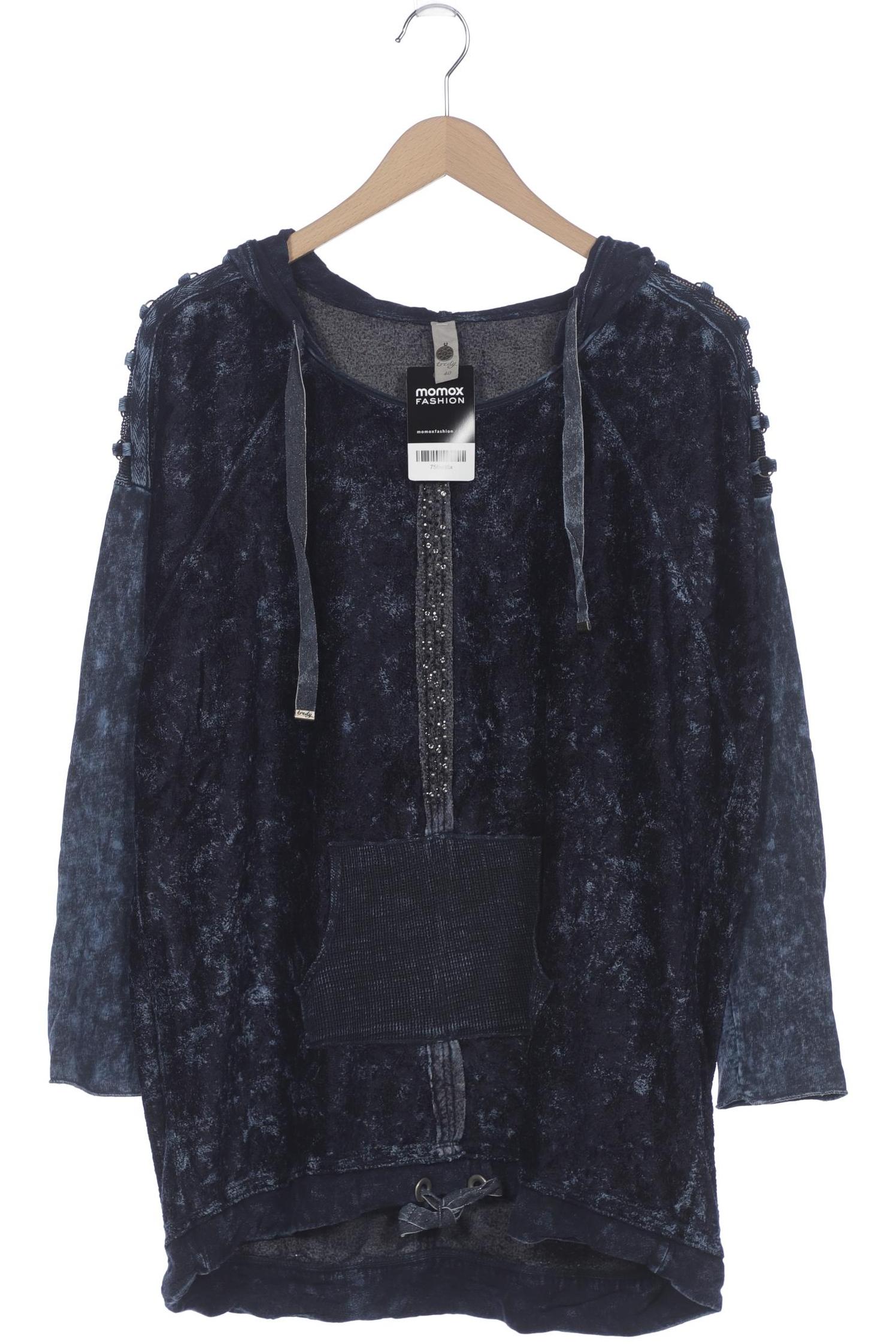 

tredy Damen Kapuzenpullover, marineblau, Gr. 40