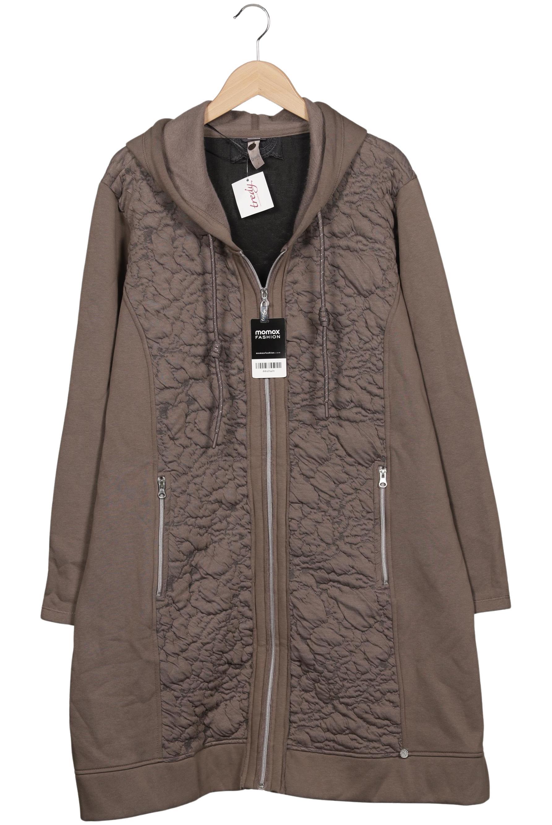 

tredy Damen Kapuzenpullover, braun, Gr. 48