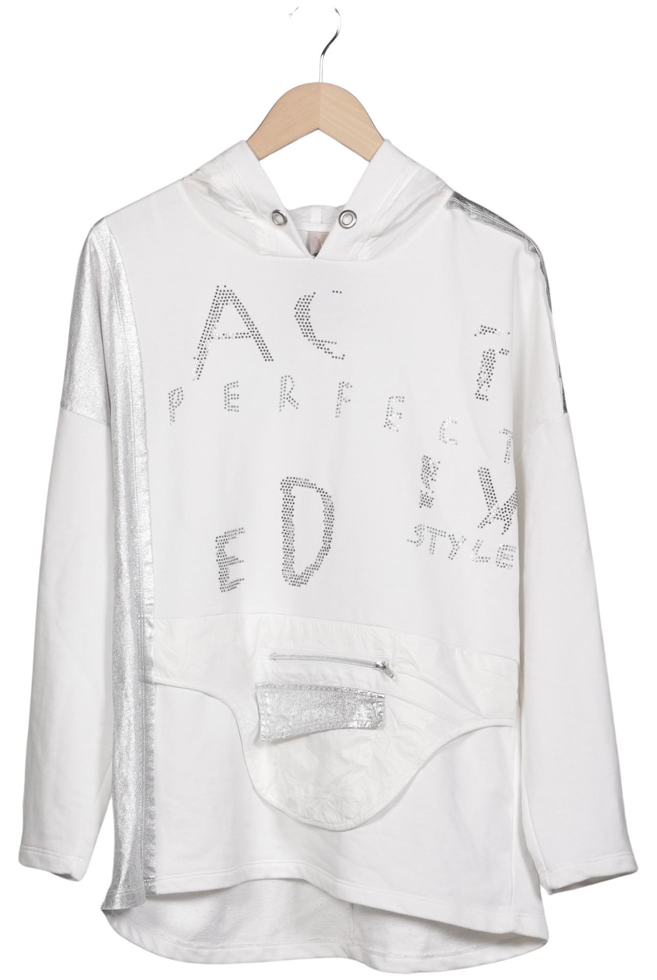 

tredy Damen Kapuzenpullover, weiß, Gr. 40