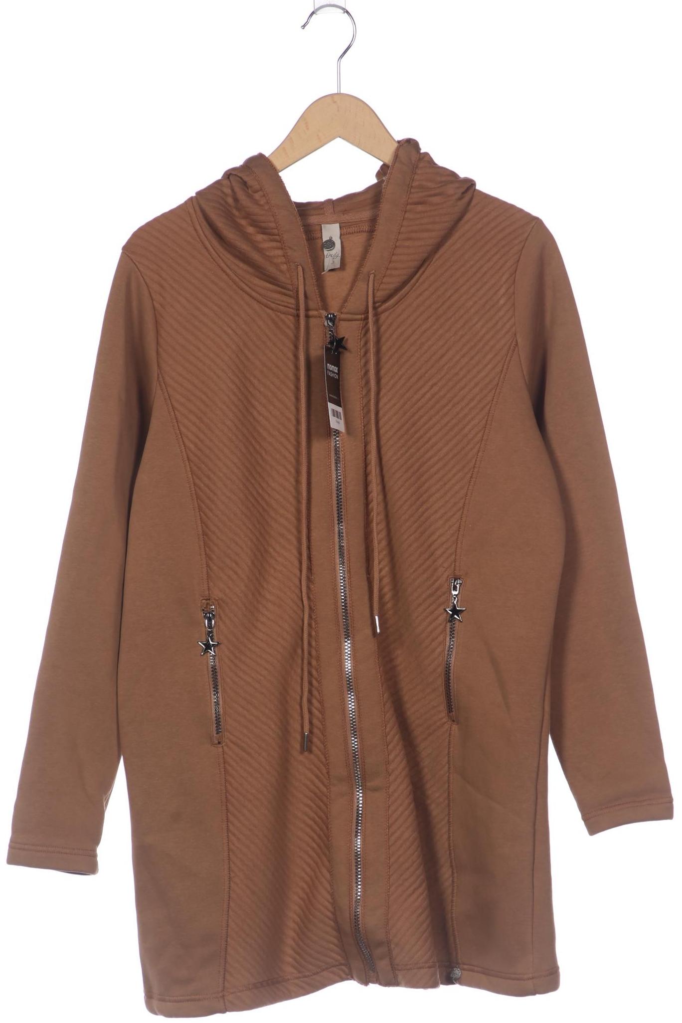 

tredy Damen Kapuzenpullover, braun, Gr. 46
