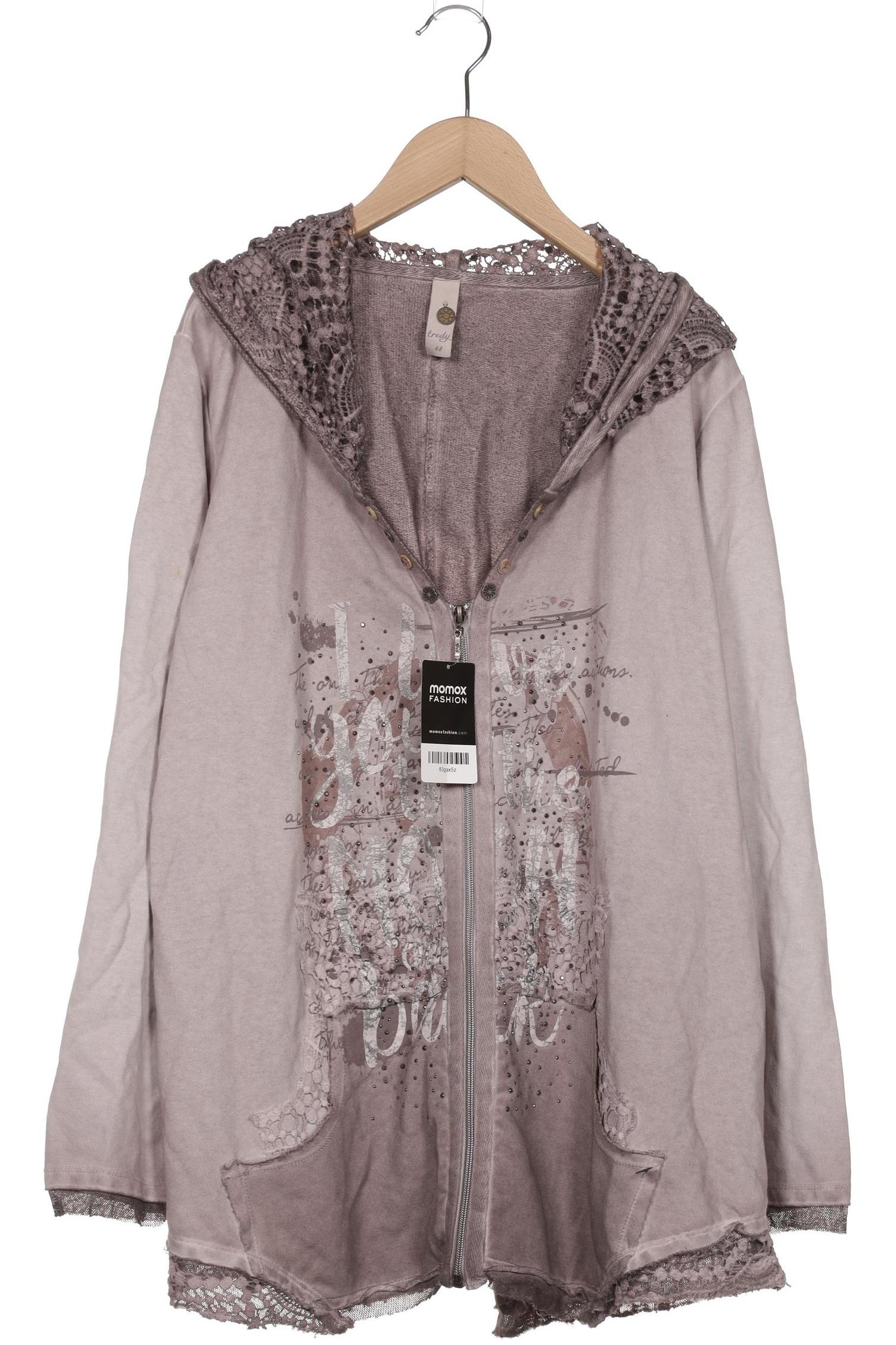 

tredy Damen Kapuzenpullover, beige, Gr. 48