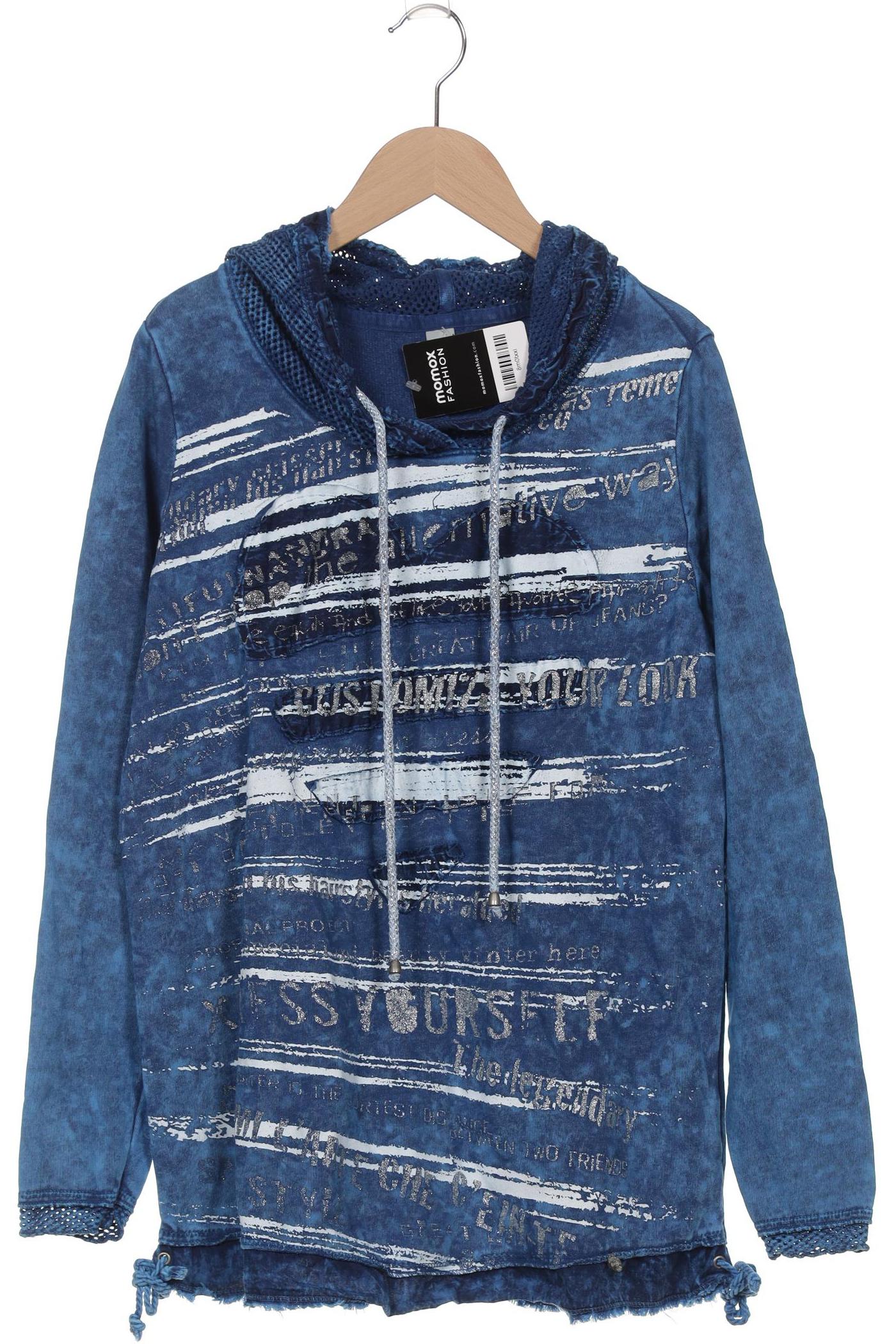 

tredy Damen Kapuzenpullover, blau, Gr. 38