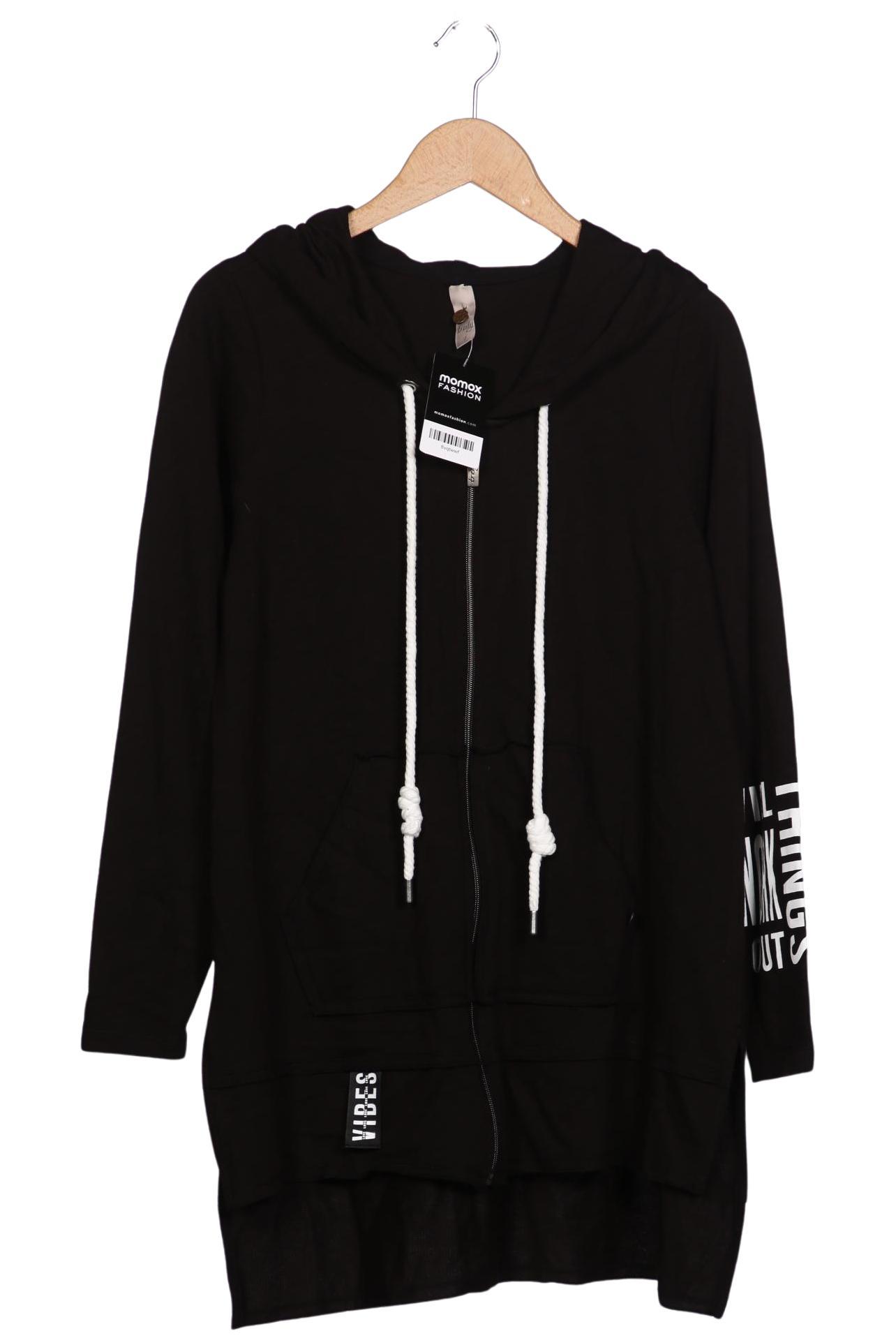 

tredy Damen Kapuzenpullover, schwarz, Gr. 38