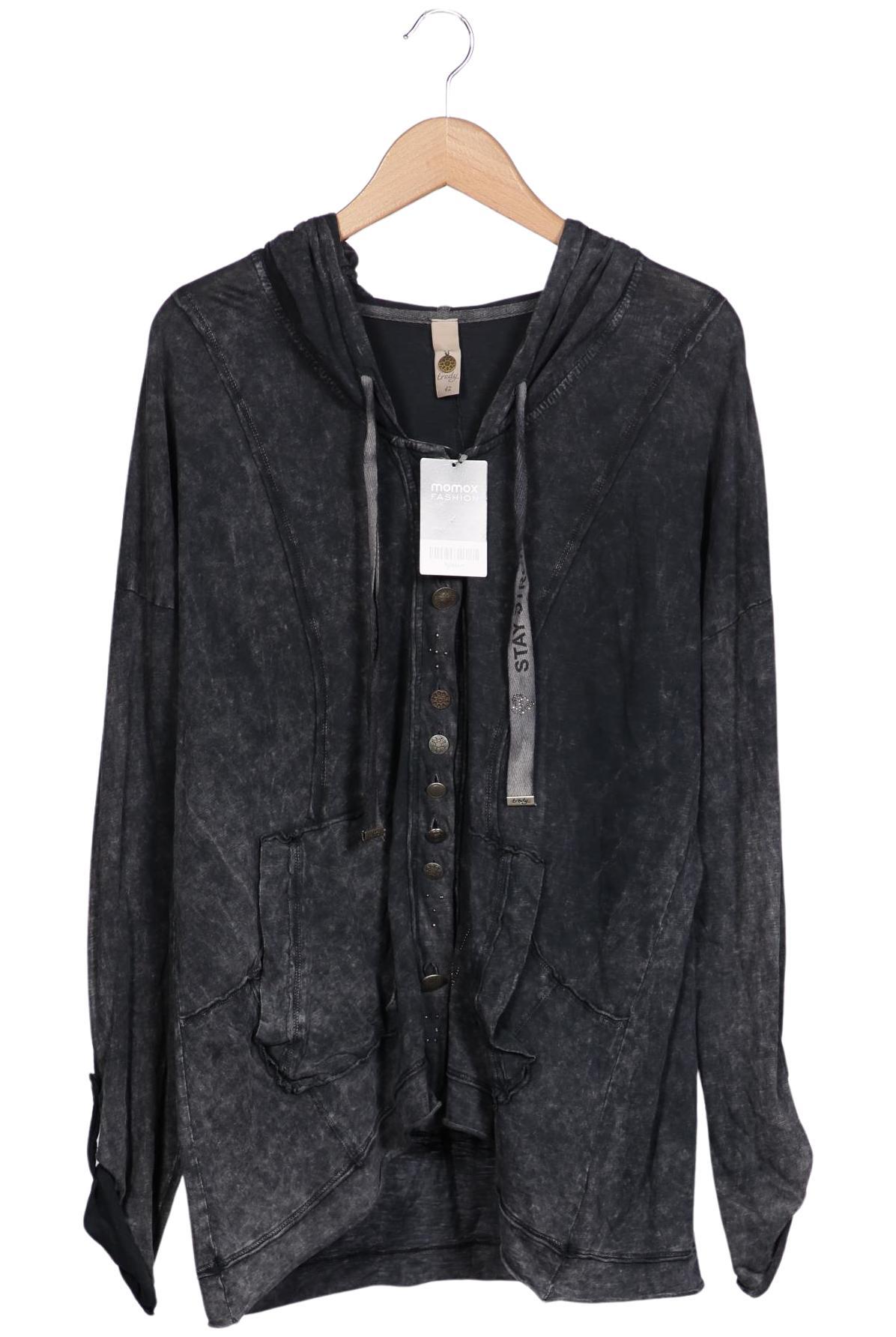 

tredy Damen Kapuzenpullover, grau, Gr. 42