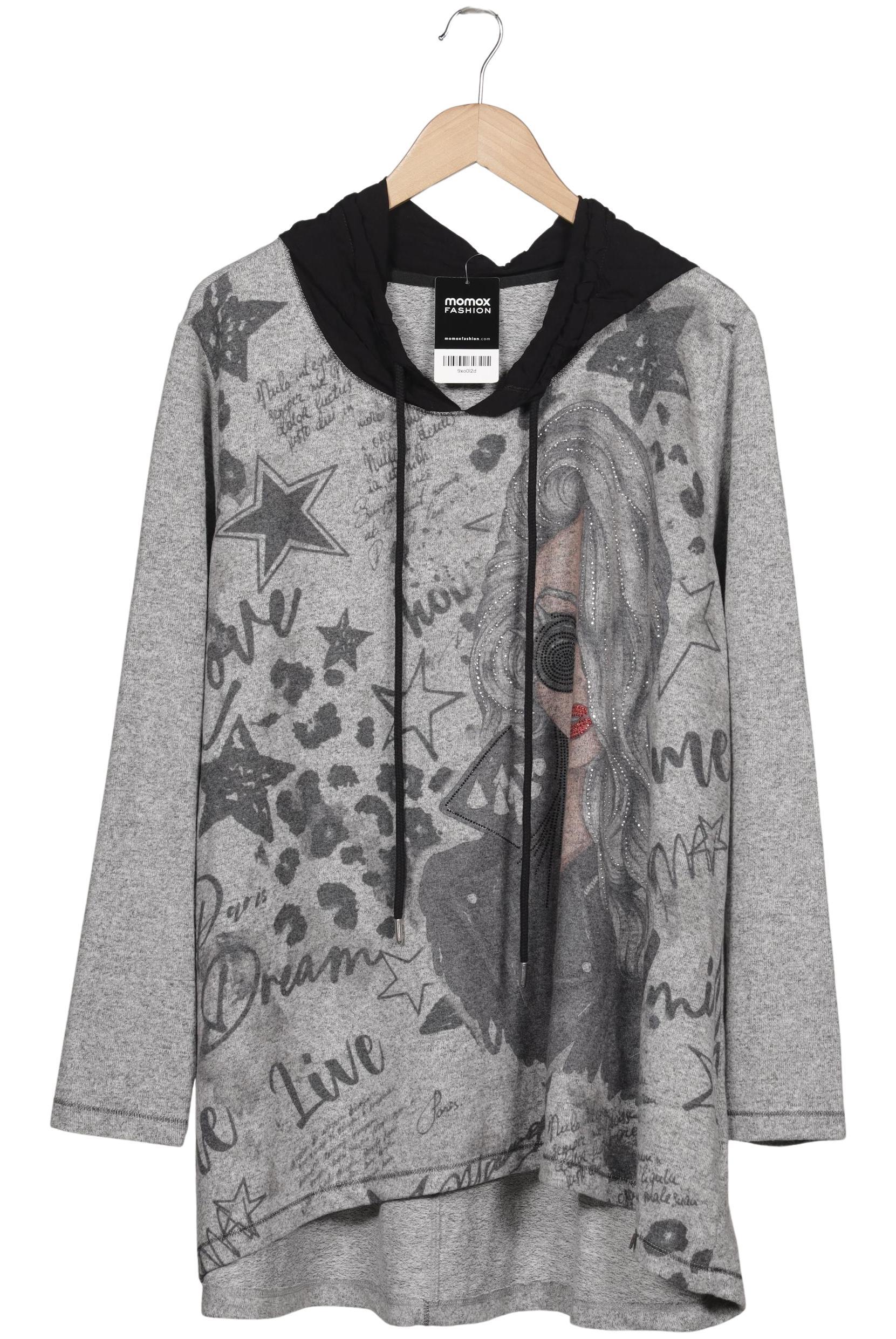 

tredy Damen Kapuzenpullover, grau, Gr. 48