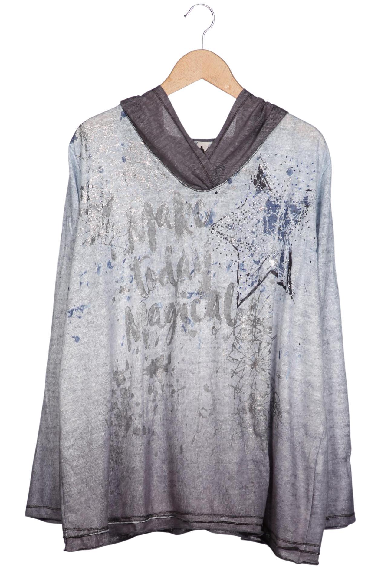 

tredy Damen Kapuzenpullover, grau, Gr. 48