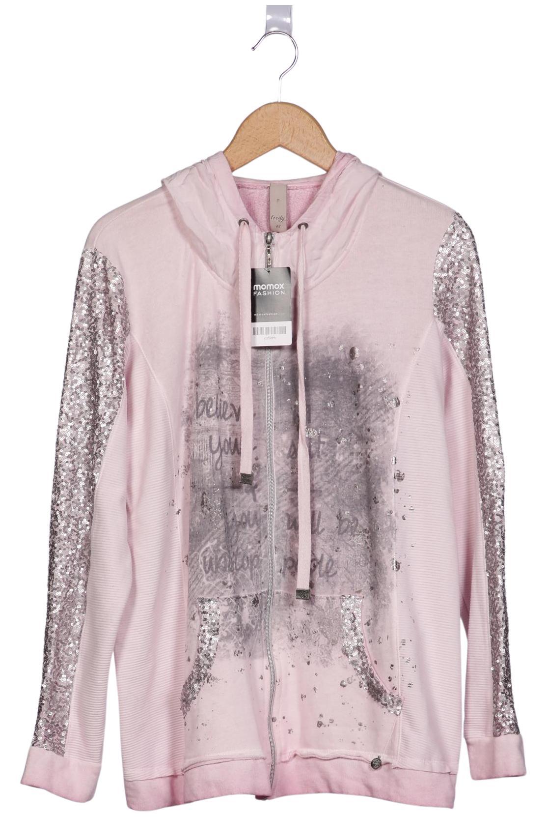 

tredy Damen Kapuzenpullover, pink, Gr. 46