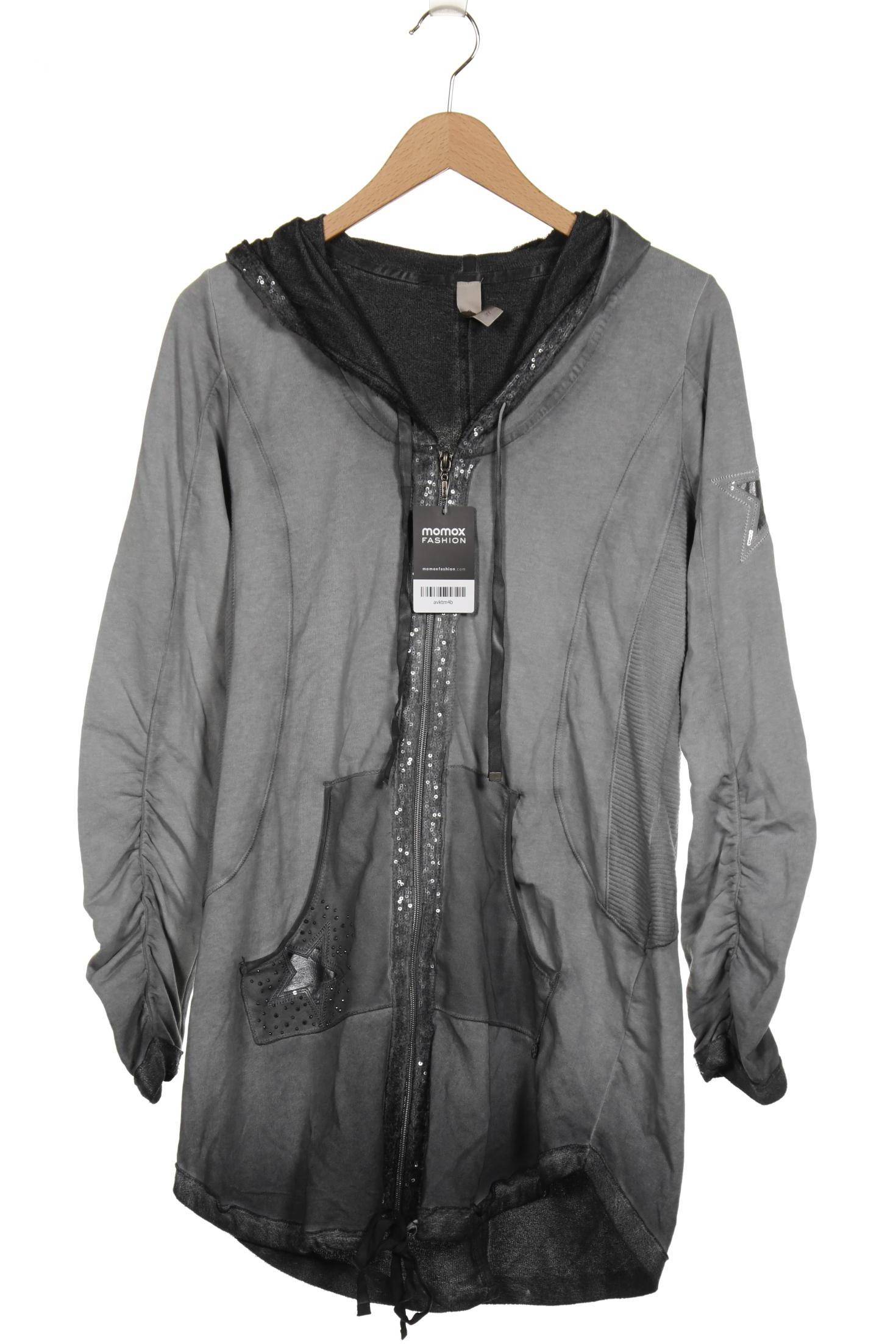 

tredy Damen Kapuzenpullover, grau, Gr. 38