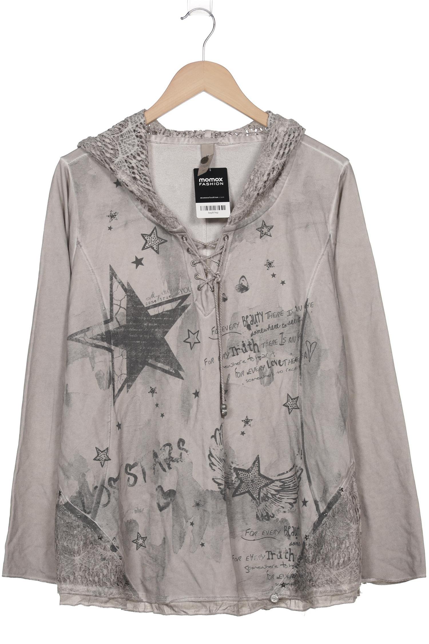 

tredy Damen Kapuzenpullover, grau, Gr. 46