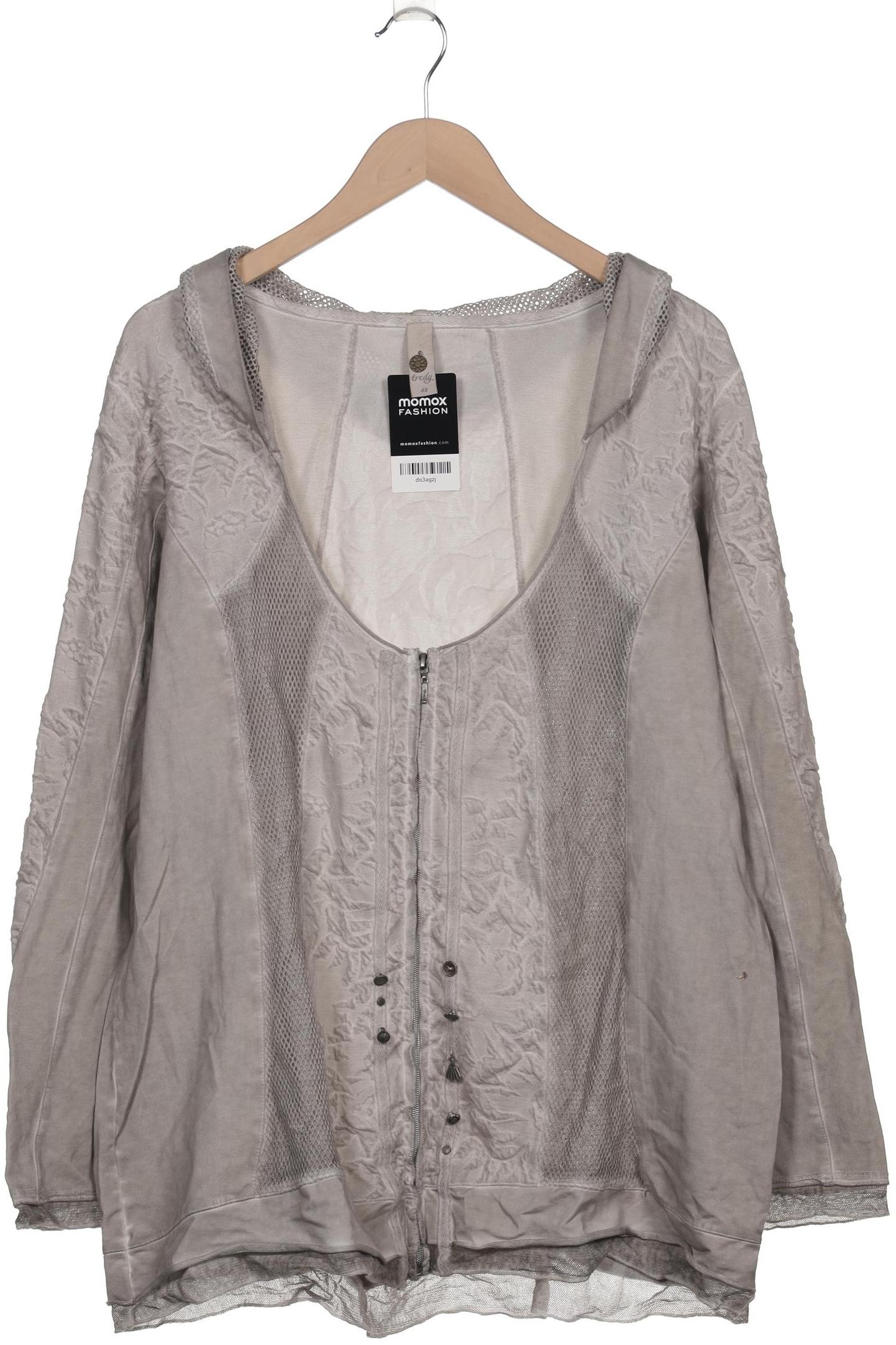 

tredy Damen Kapuzenpullover, beige, Gr. 48