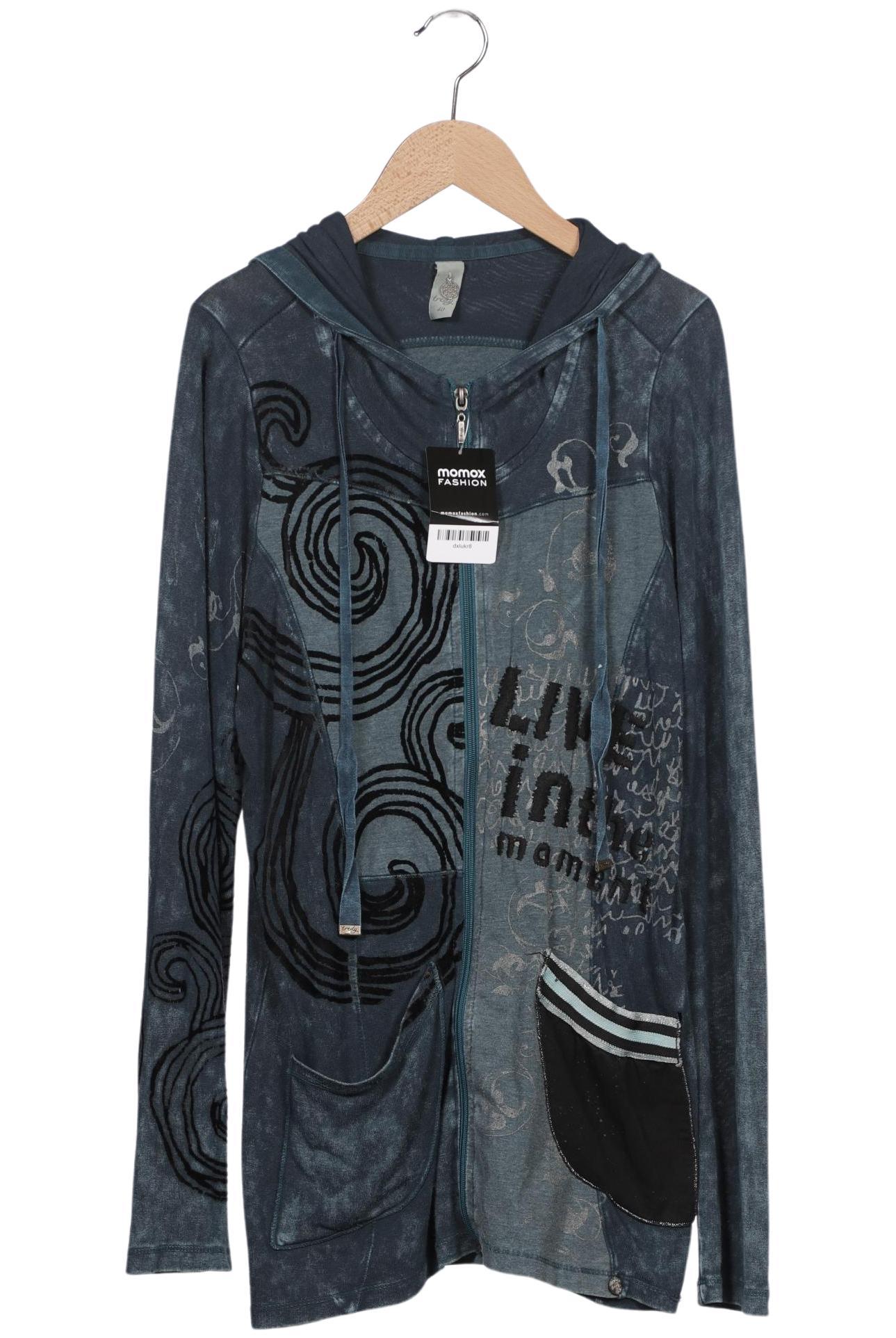 

tredy Damen Kapuzenpullover, blau, Gr. 40