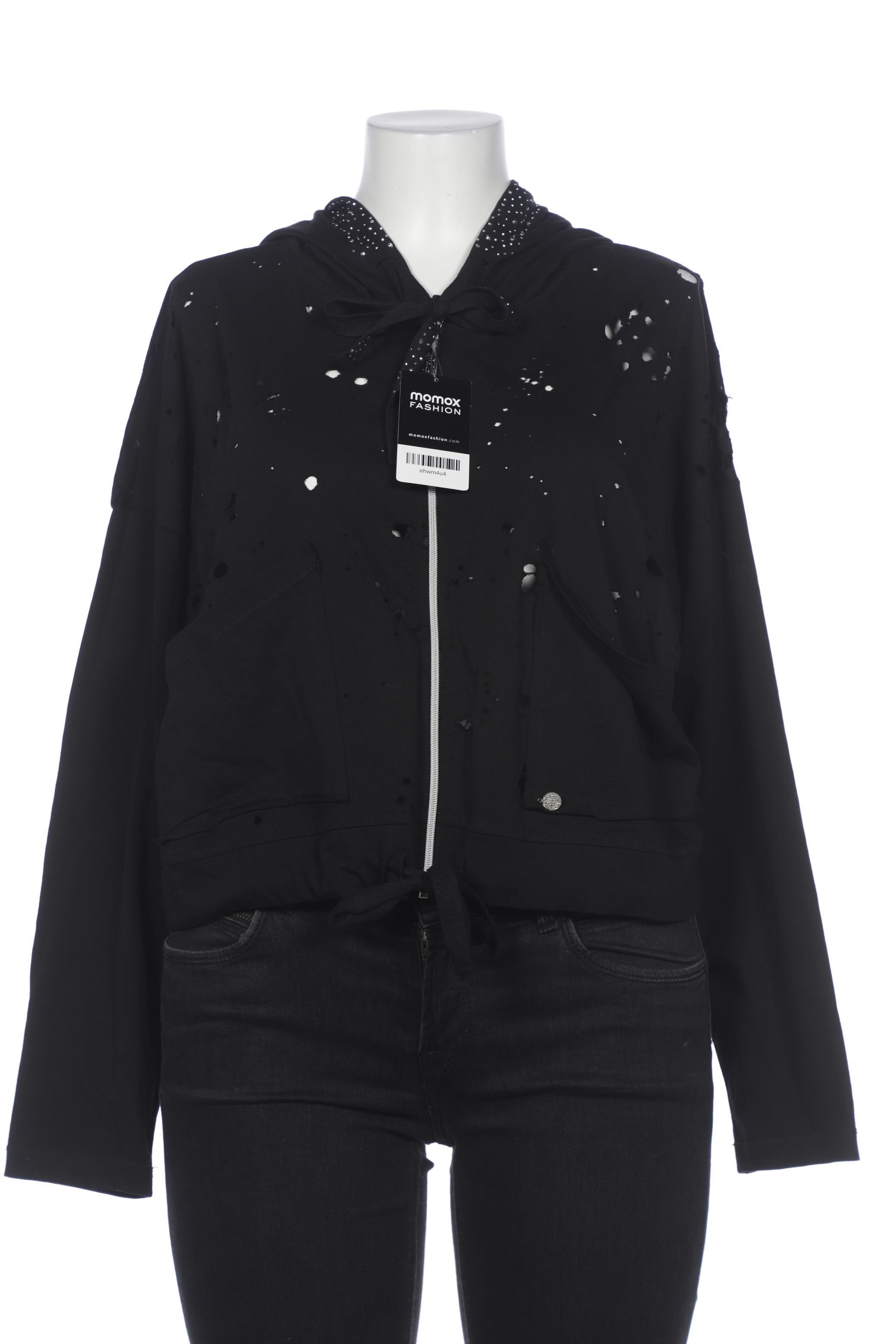 

tredy Damen Kapuzenpullover, schwarz, Gr. 46