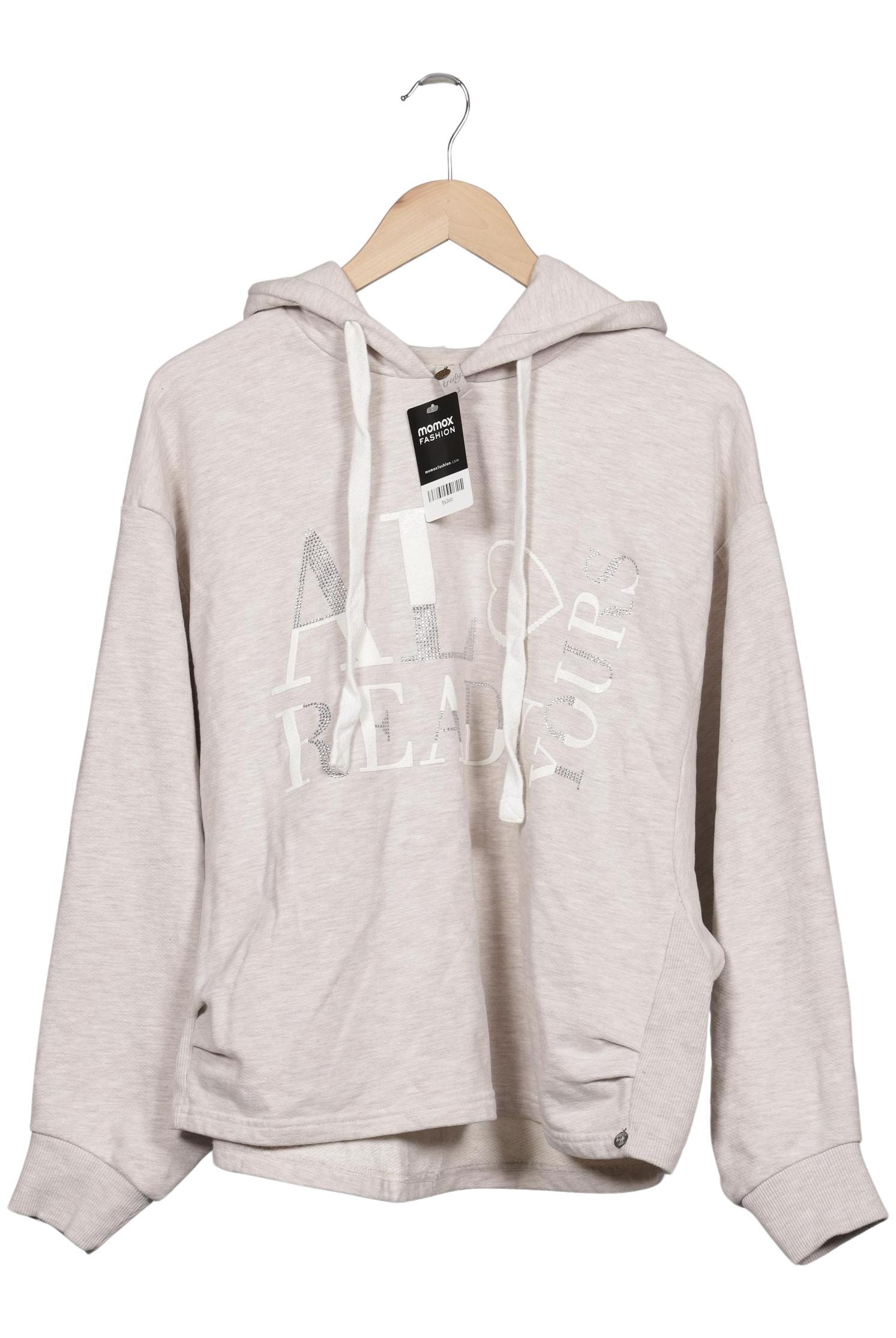 

tredy Damen Kapuzenpullover, grau, Gr. 44