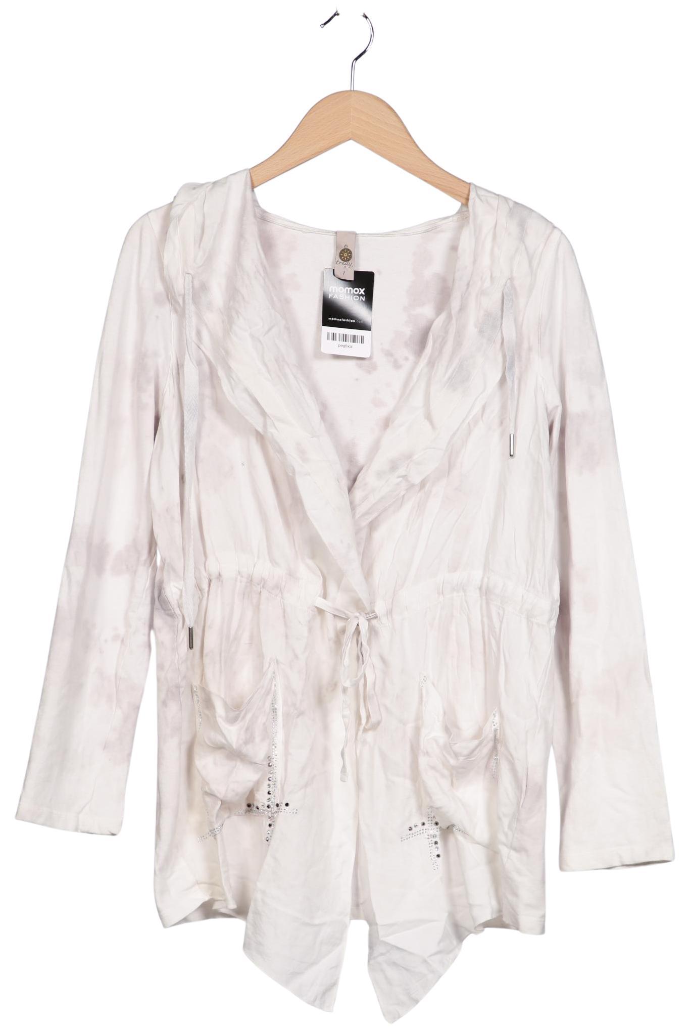 

tredy Damen Kapuzenpullover, cremeweiß, Gr. 36