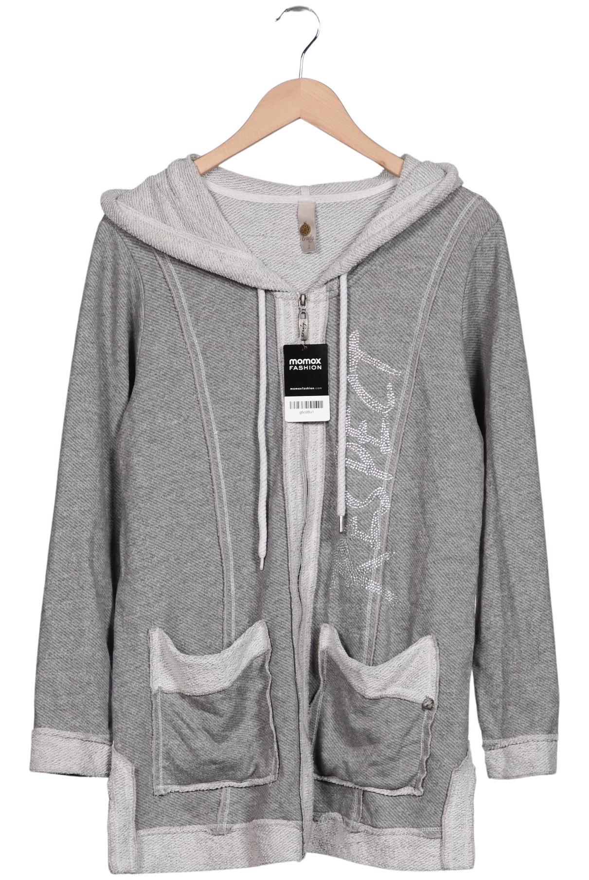

tredy Damen Kapuzenpullover, grau, Gr. 40