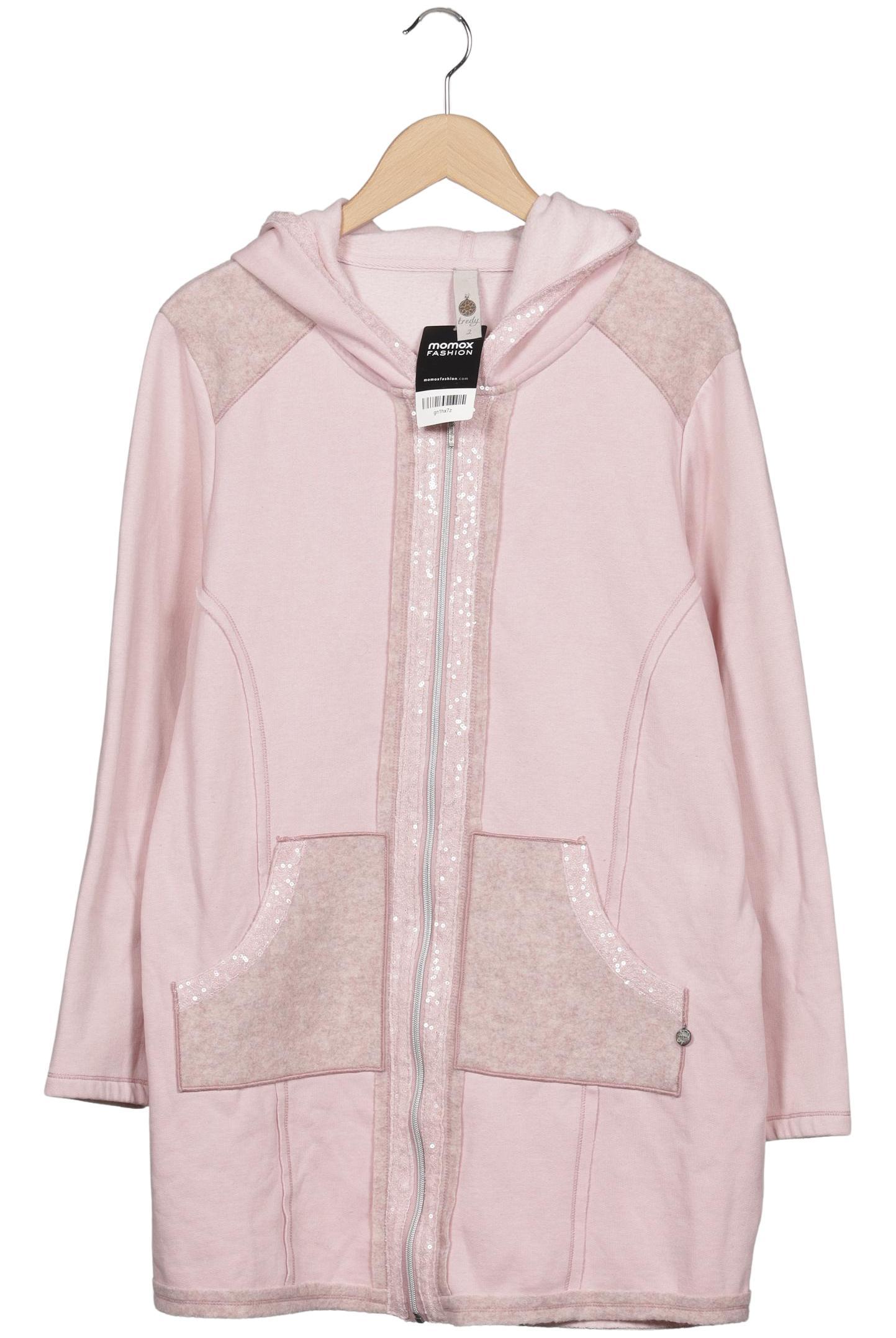 

tredy Damen Kapuzenpullover, pink, Gr. 40