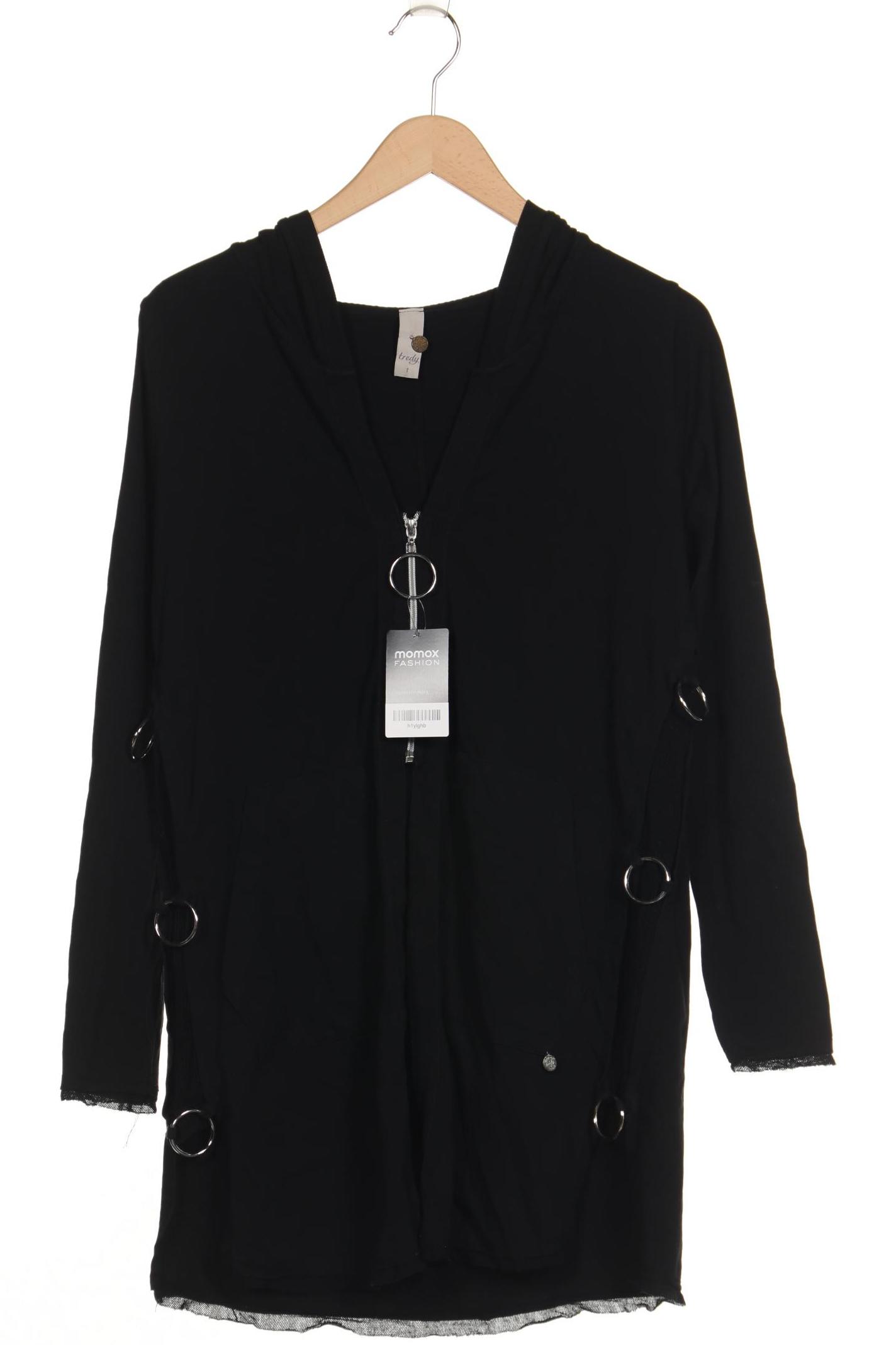 

tredy Damen Kapuzenpullover, schwarz, Gr. 46
