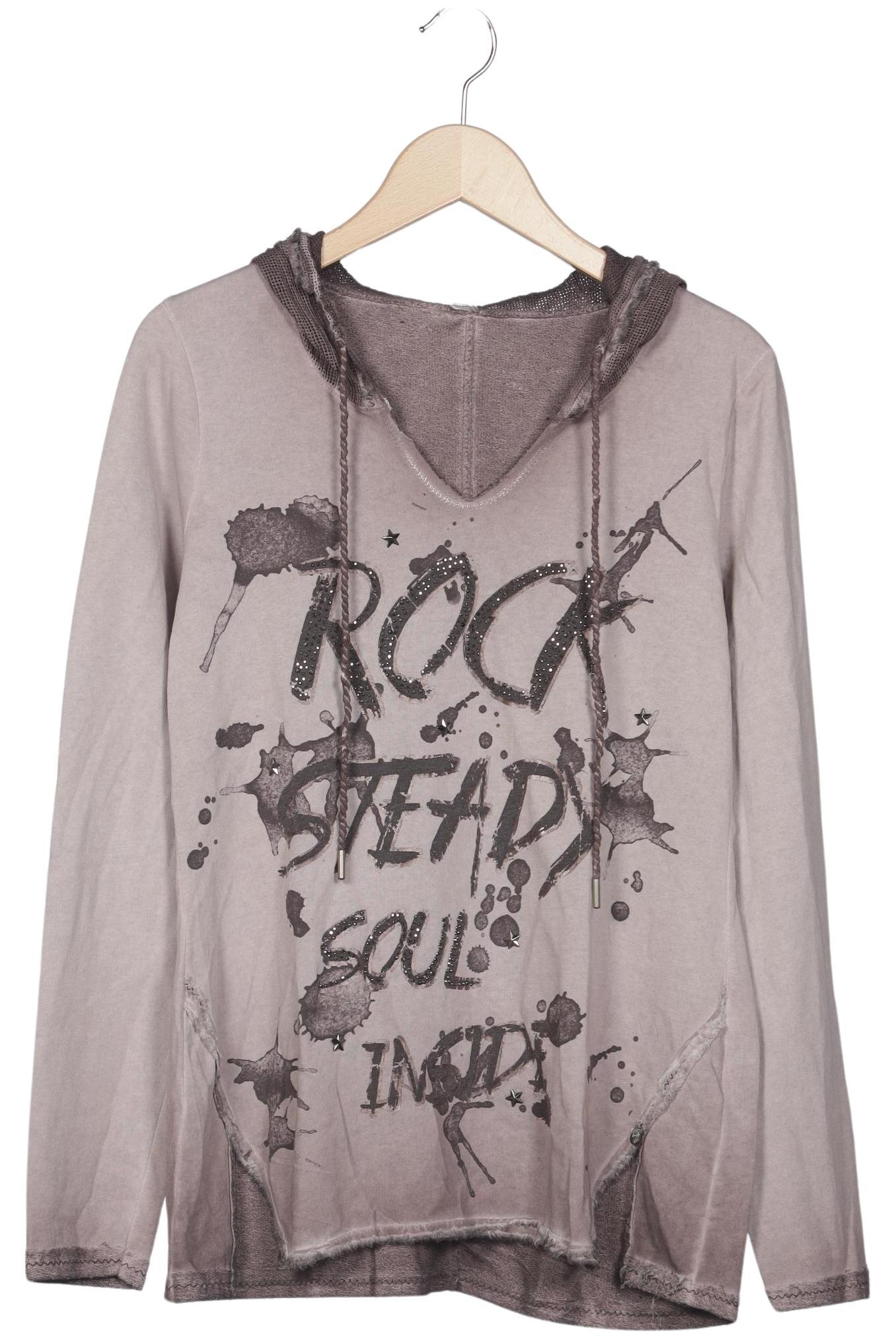 

tredy Damen Kapuzenpullover, grau, Gr. 42