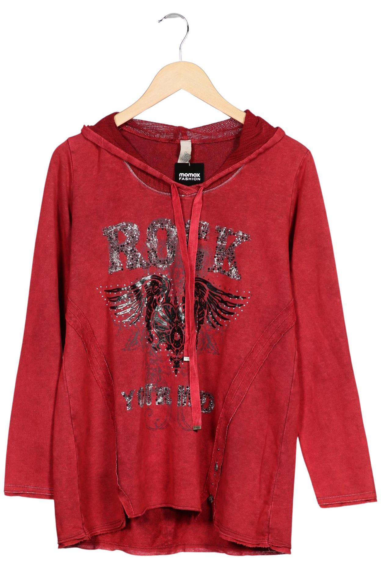 

tredy Damen Kapuzenpullover, rot, Gr. 42