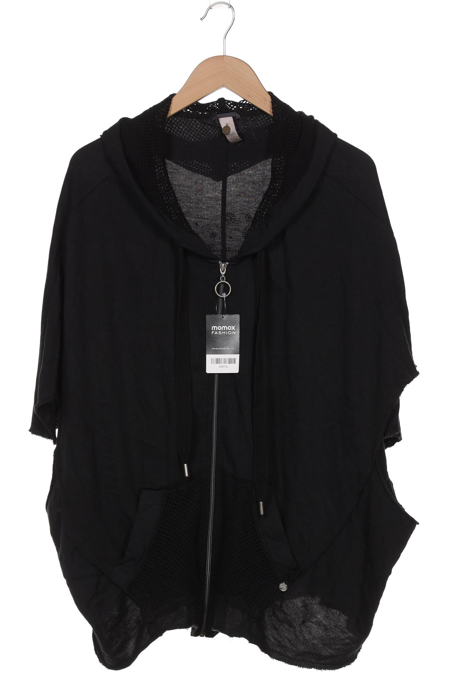 

tredy Damen Kapuzenpullover, schwarz, Gr. 46