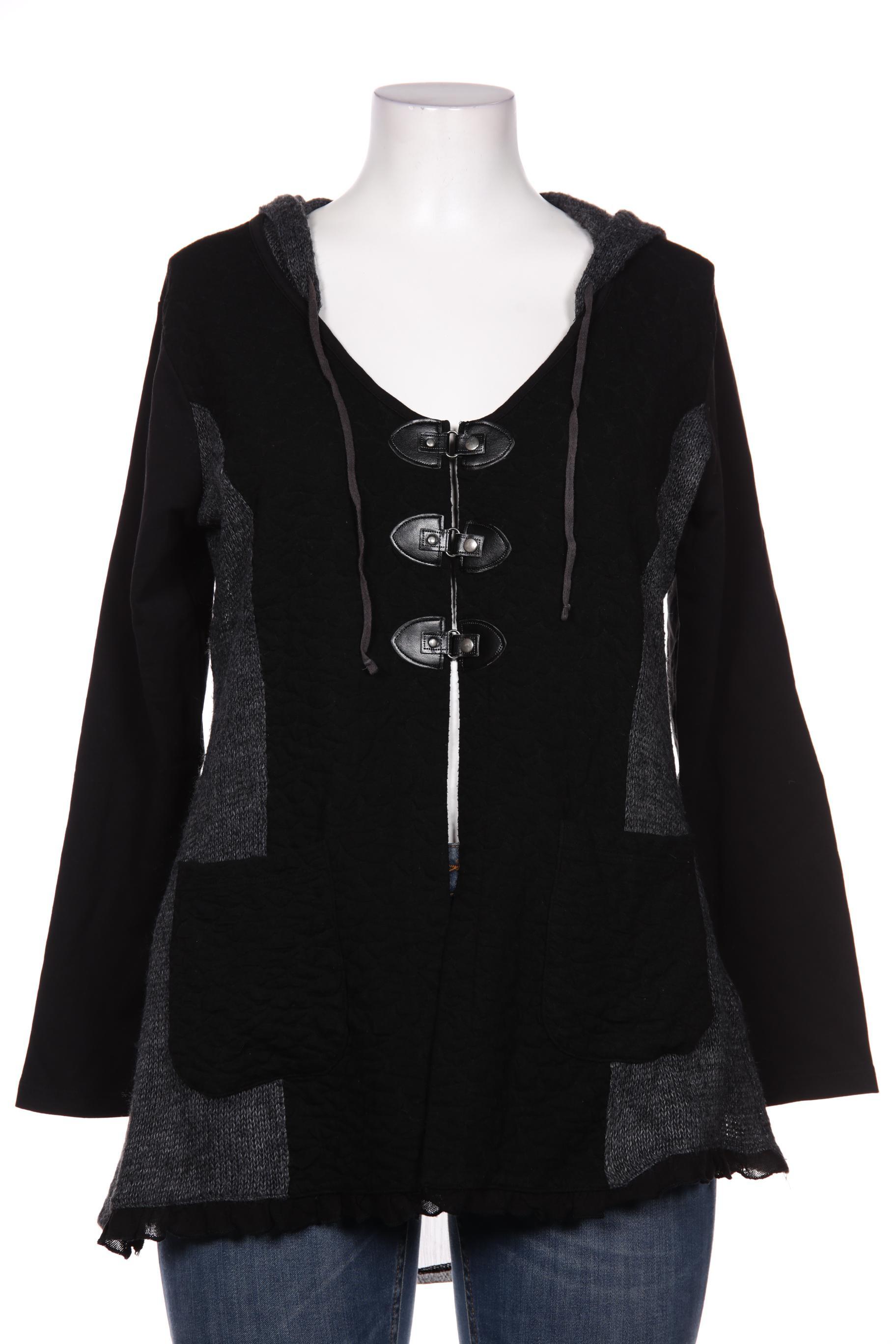 

tredy Damen Kapuzenpullover, schwarz, Gr. 42