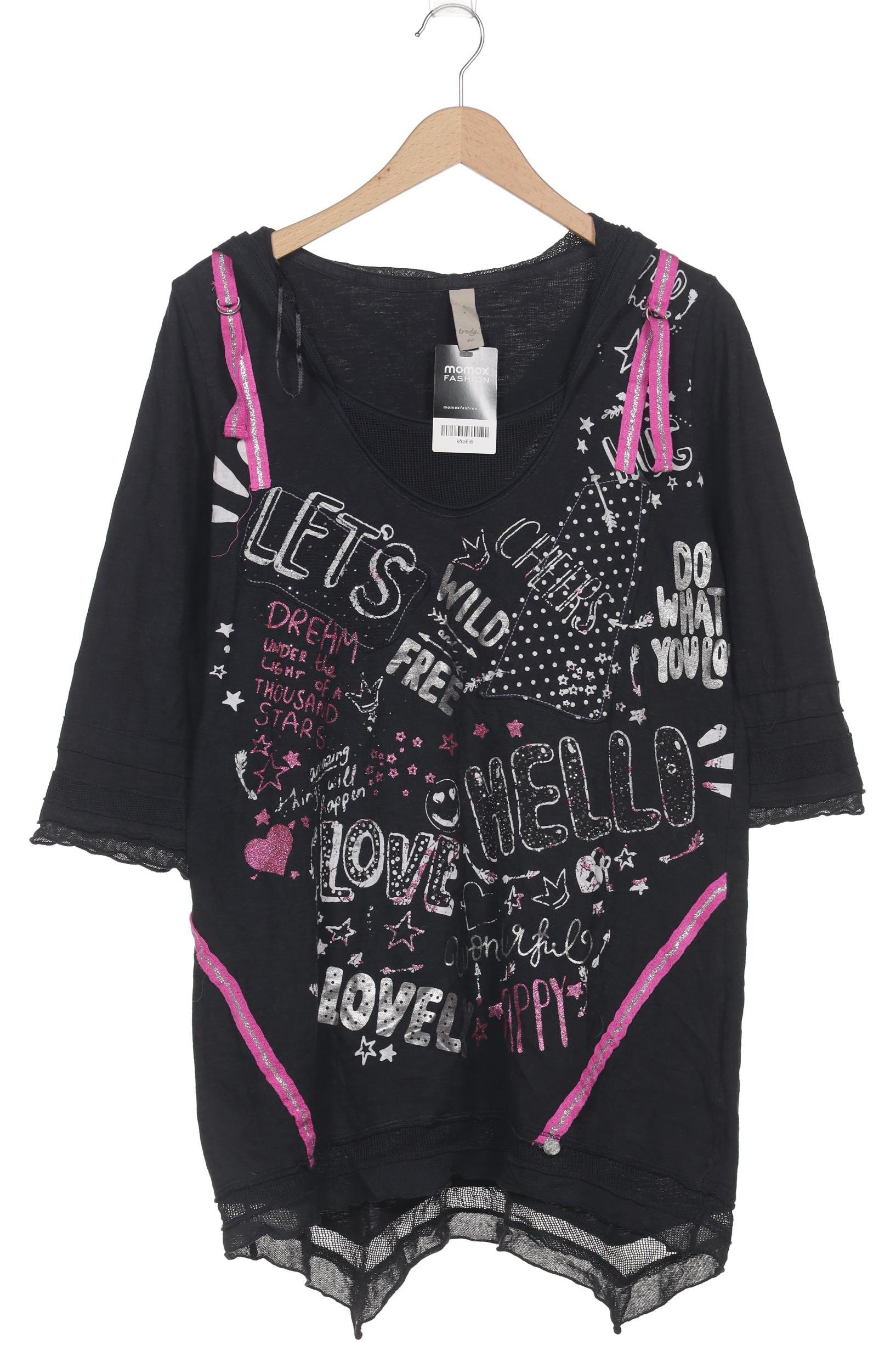 

tredy Damen Kapuzenpullover, schwarz, Gr. 40