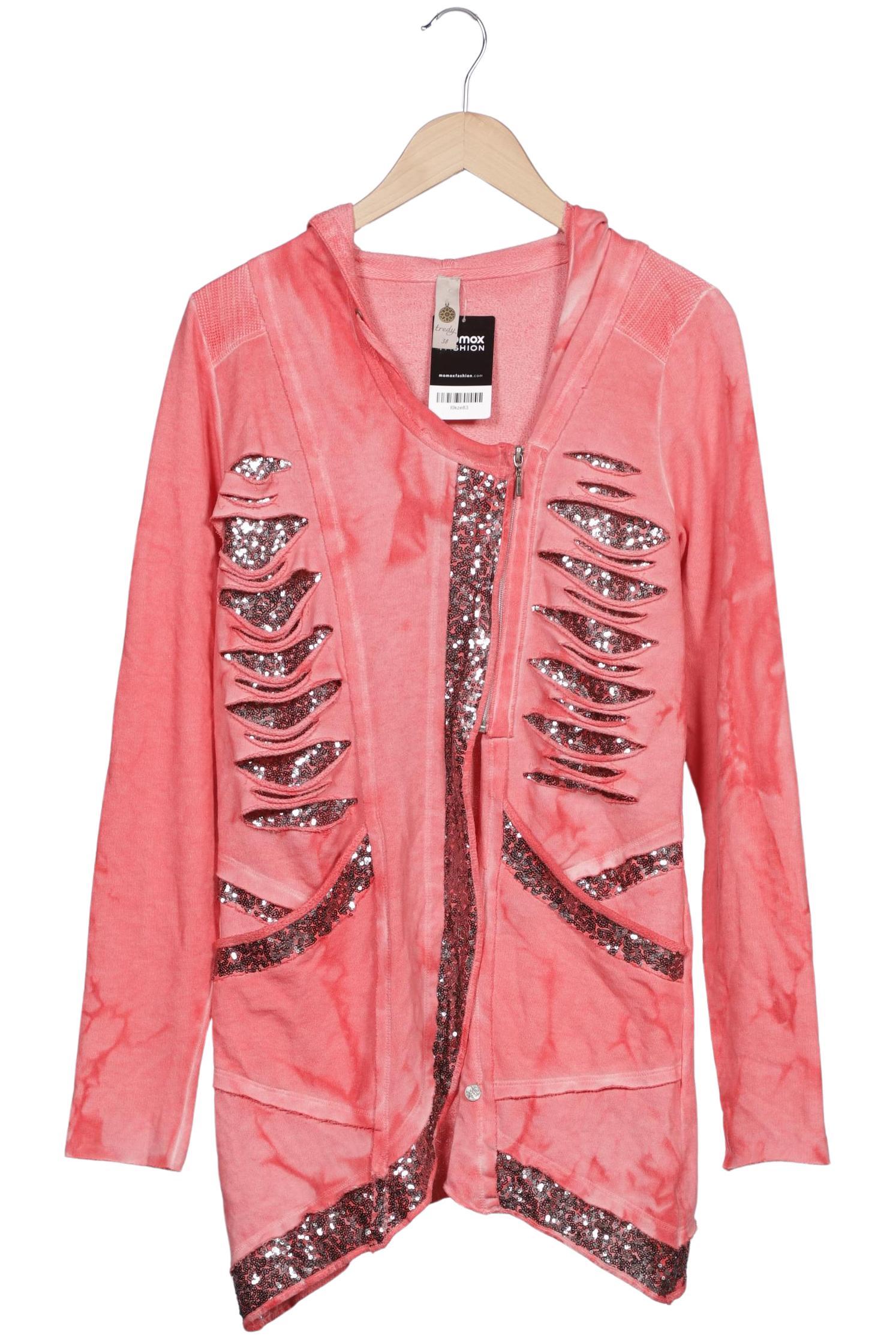 

tredy Damen Kapuzenpullover, pink, Gr. 38