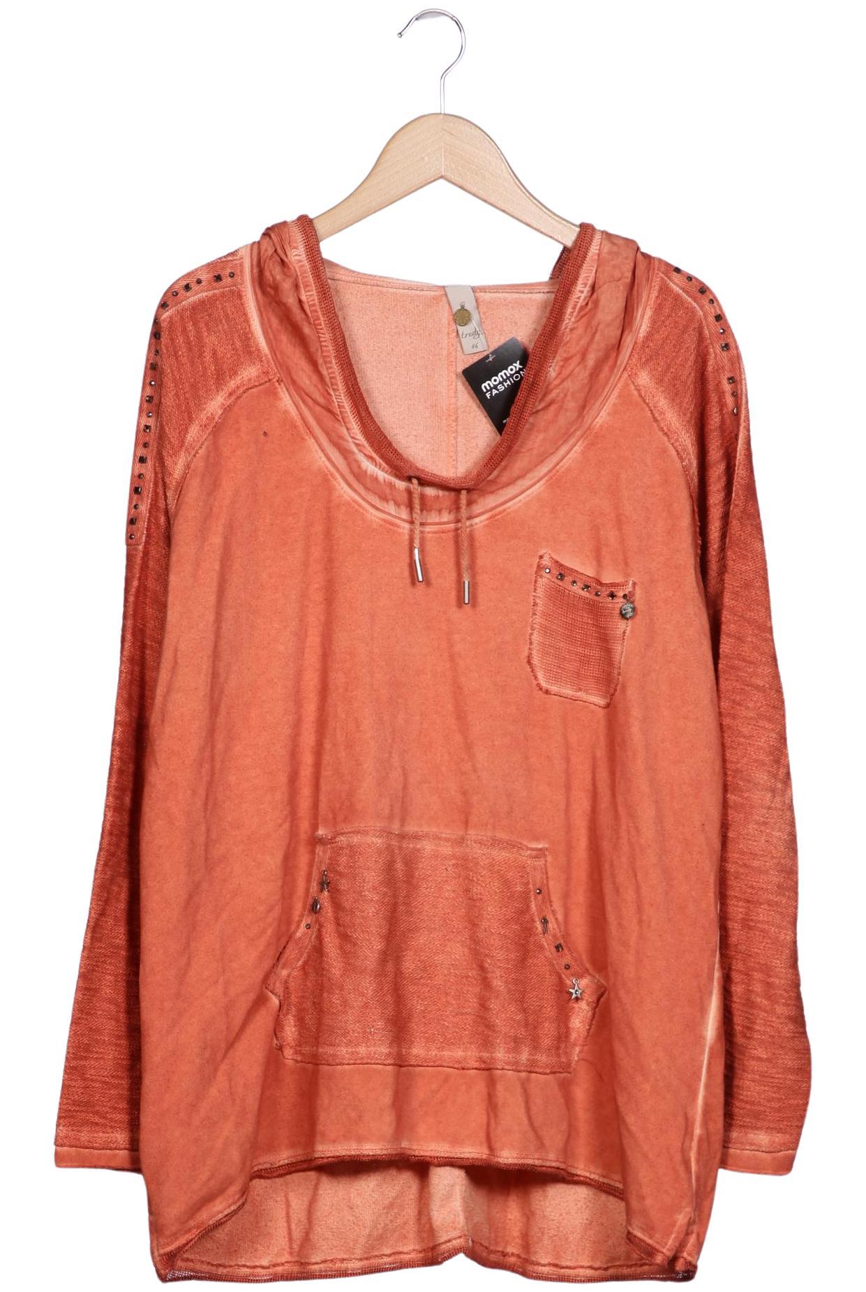 

tredy Damen Kapuzenpullover, orange, Gr. 46