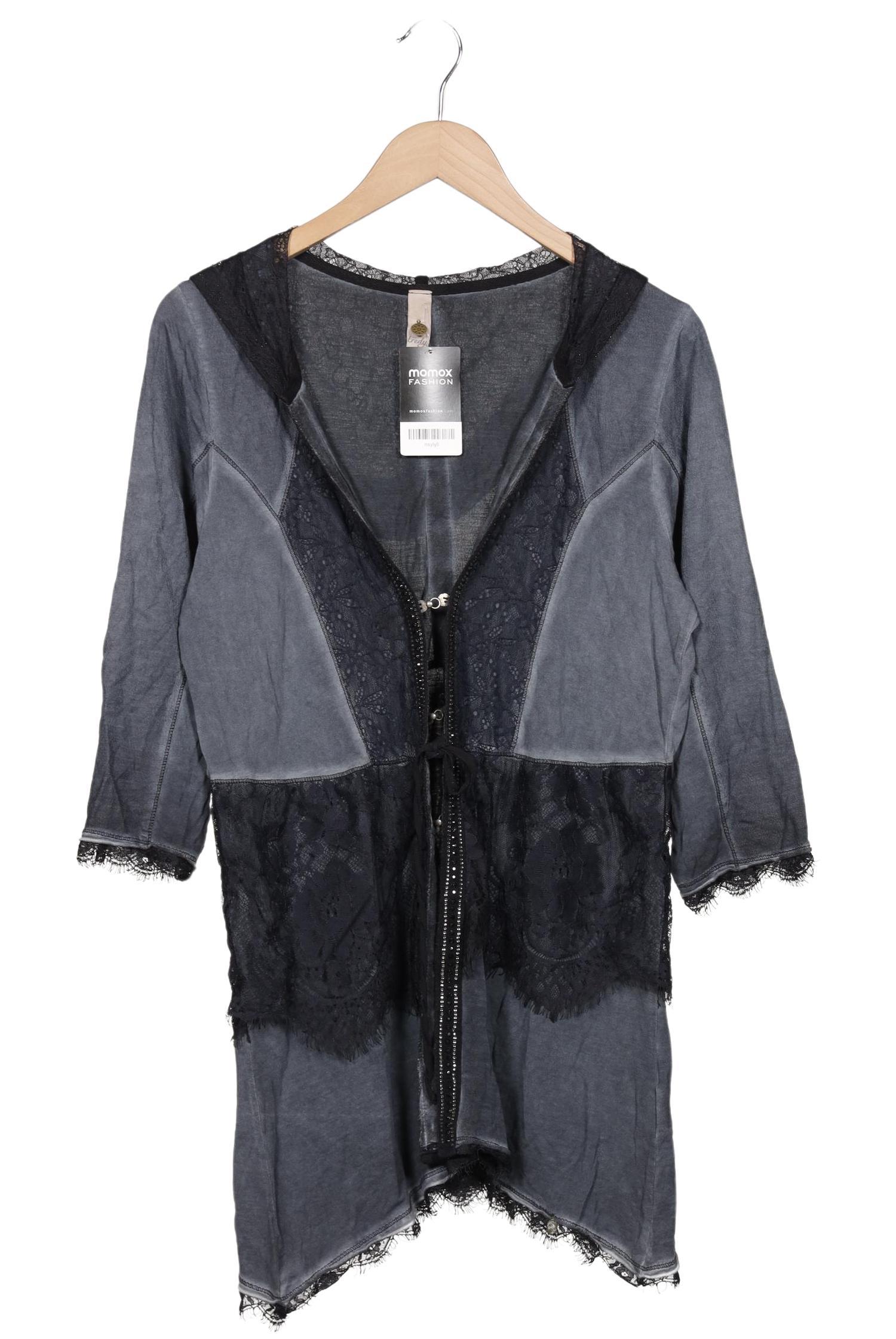 

tredy Damen Kapuzenpullover, grau, Gr. 38