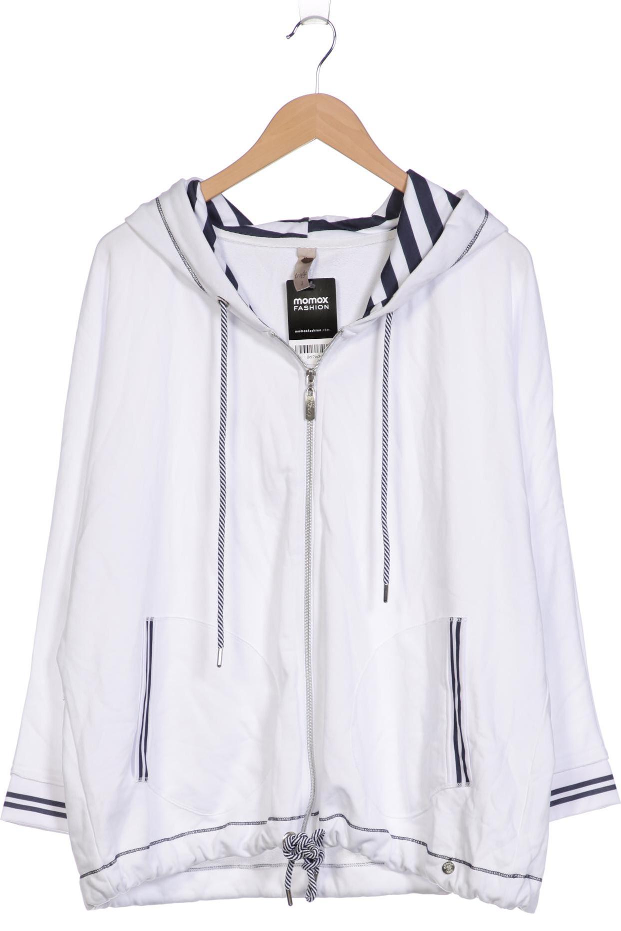

tredy Damen Kapuzenpullover, weiß, Gr. 44