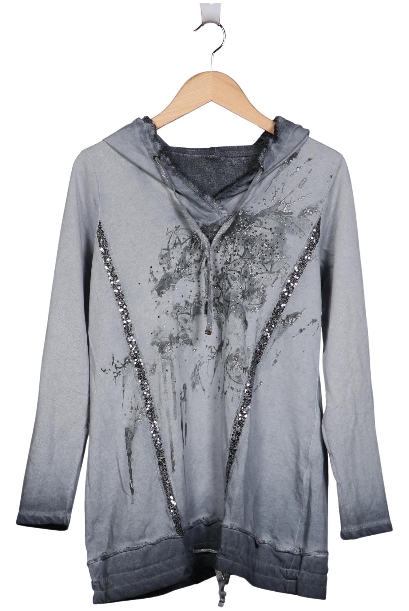 

tredy Damen Kapuzenpullover, grau, Gr. 42