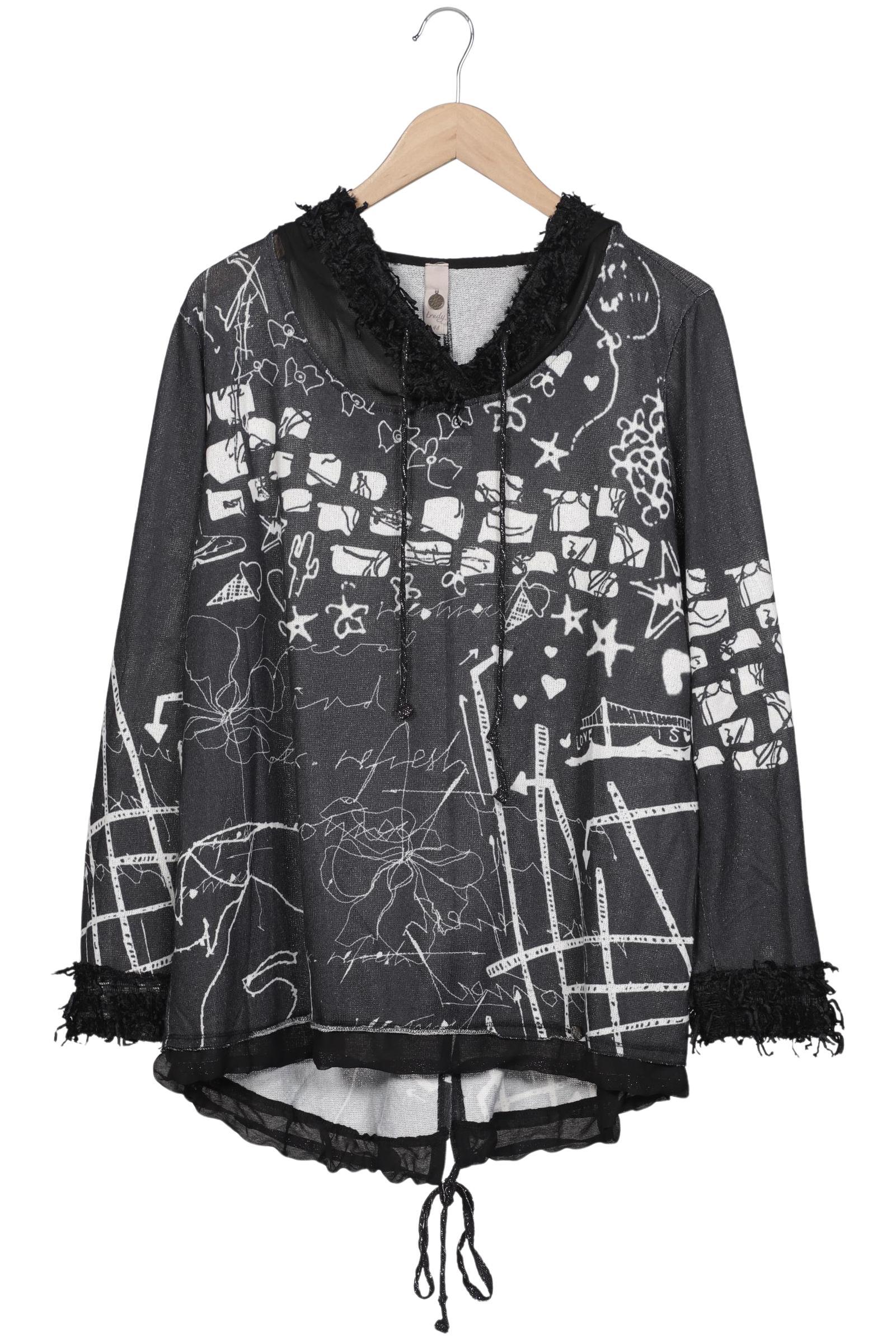 

tredy Damen Kapuzenpullover, grau, Gr. 48