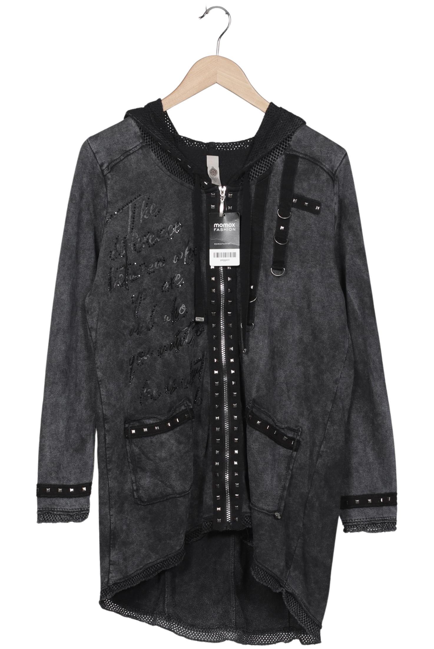 

tredy Damen Kapuzenpullover, grau, Gr. 40