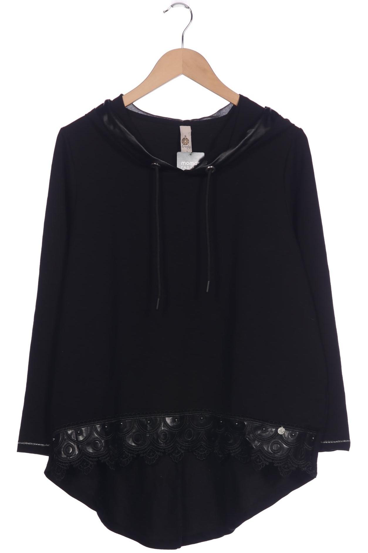 

tredy Damen Kapuzenpullover, schwarz, Gr. 46