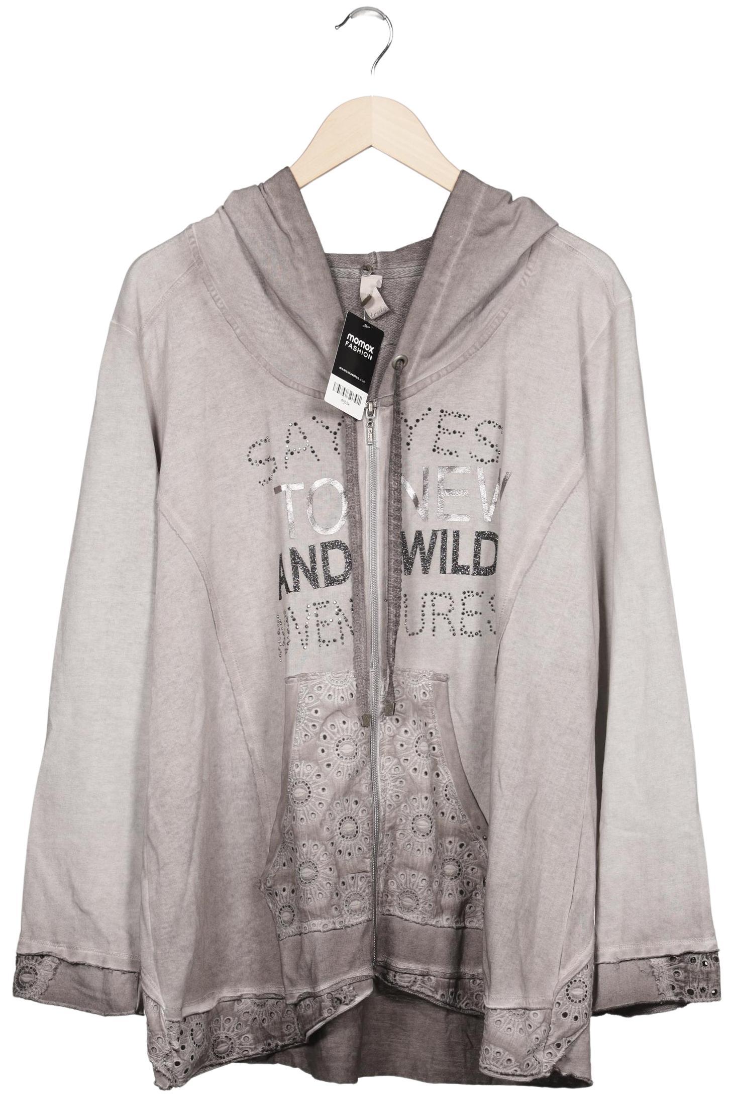 

tredy Damen Kapuzenpullover, grau, Gr. 48
