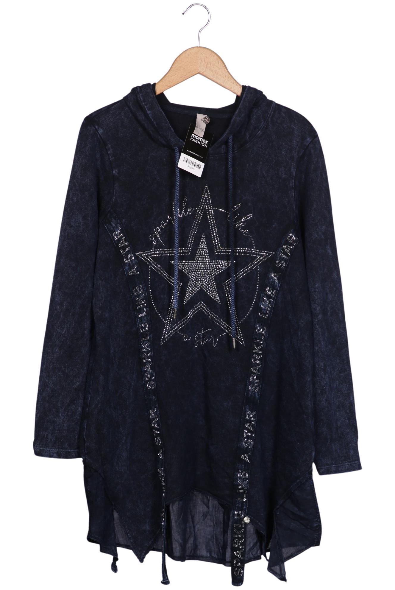 

tredy Damen Kapuzenpullover, marineblau, Gr. 44