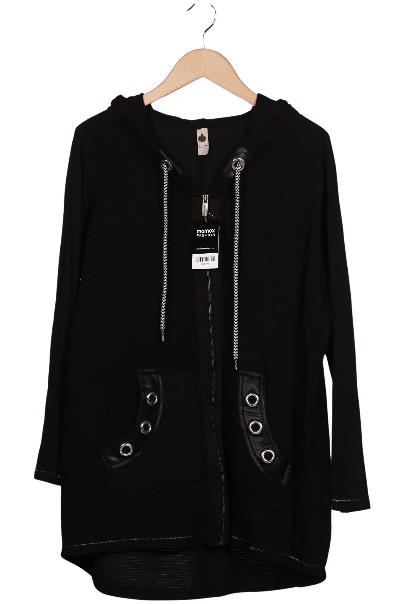 

tredy Damen Kapuzenpullover, schwarz, Gr. 44