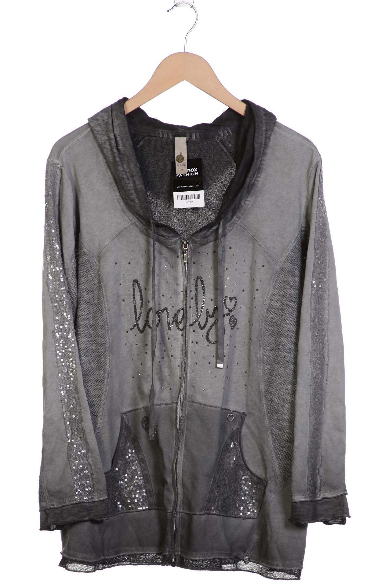 

tredy Damen Kapuzenpullover, grau