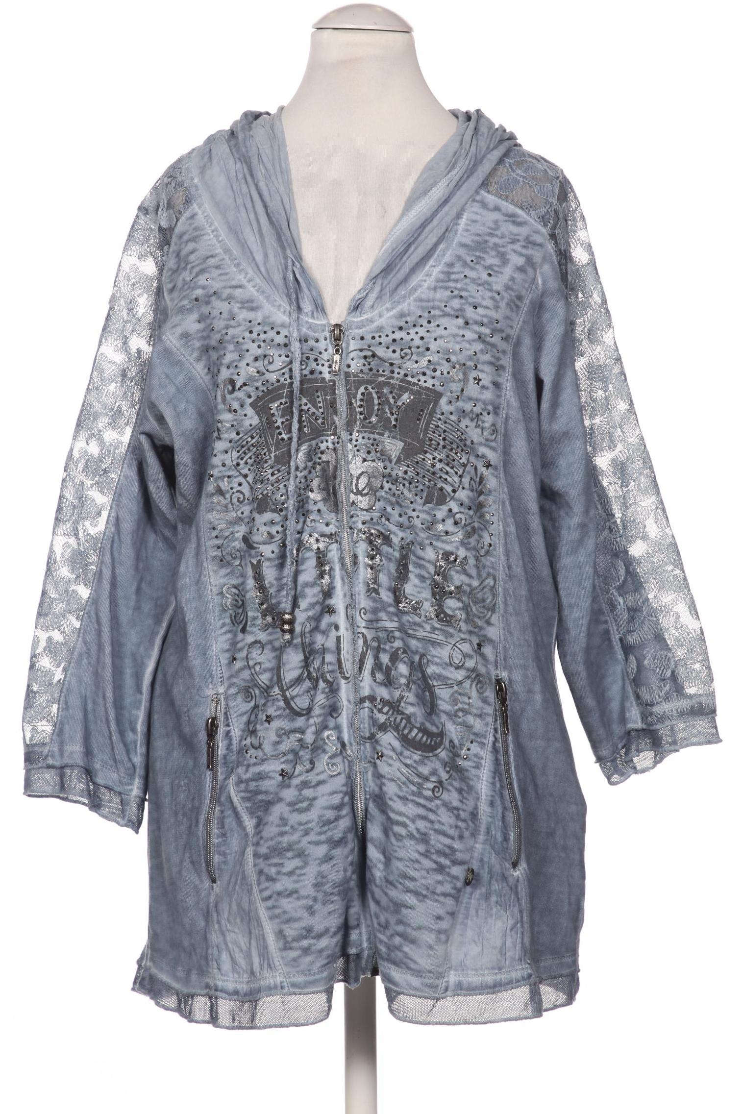 

tredy Damen Kapuzenpullover, blau, Gr. 40