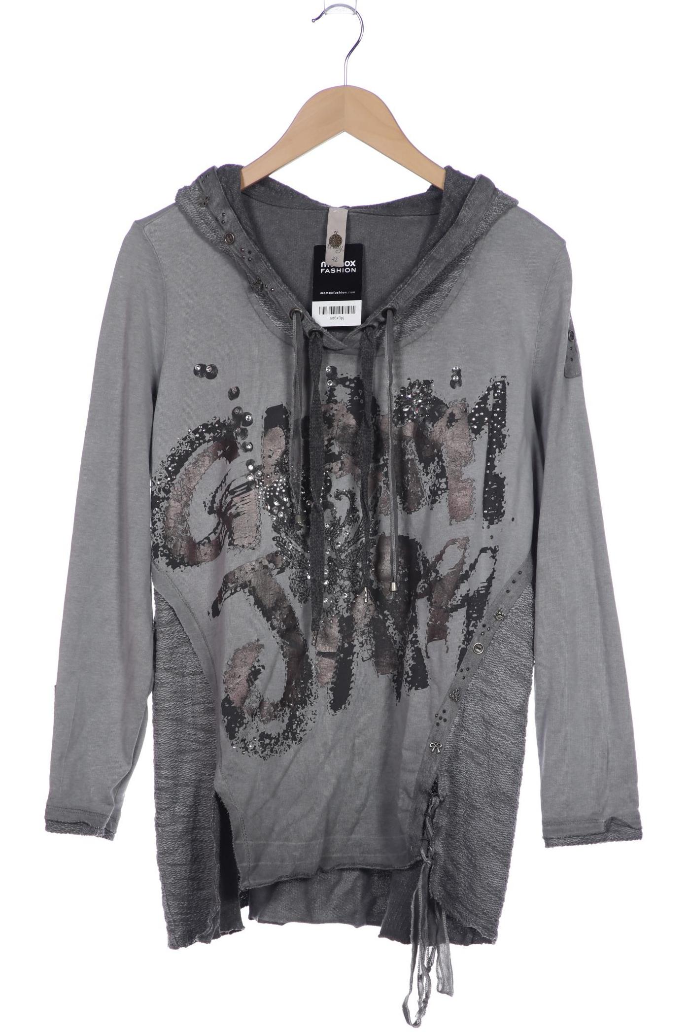 

tredy Damen Kapuzenpullover, grau, Gr. 42