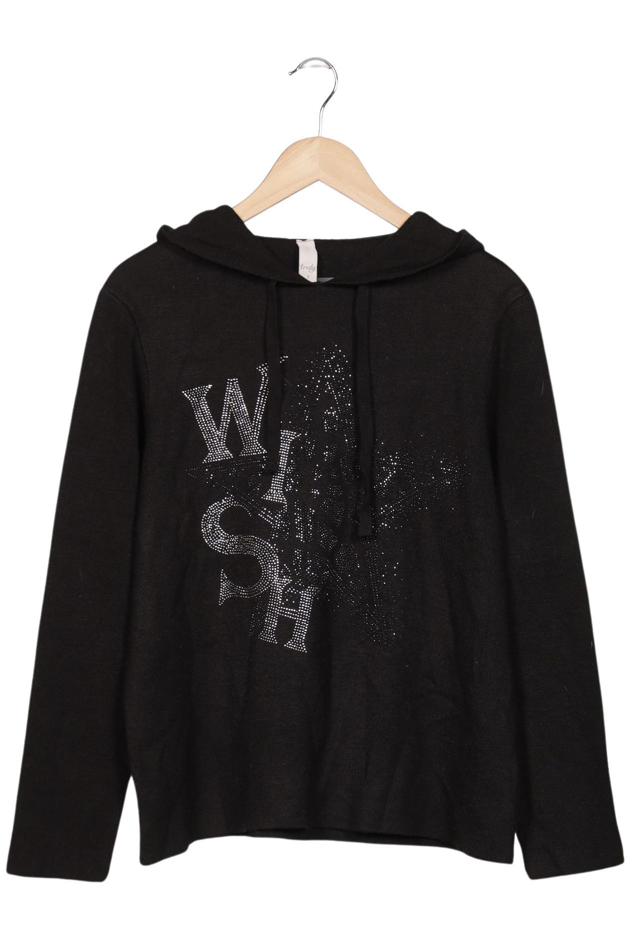 

tredy Damen Kapuzenpullover, schwarz, Gr. 36