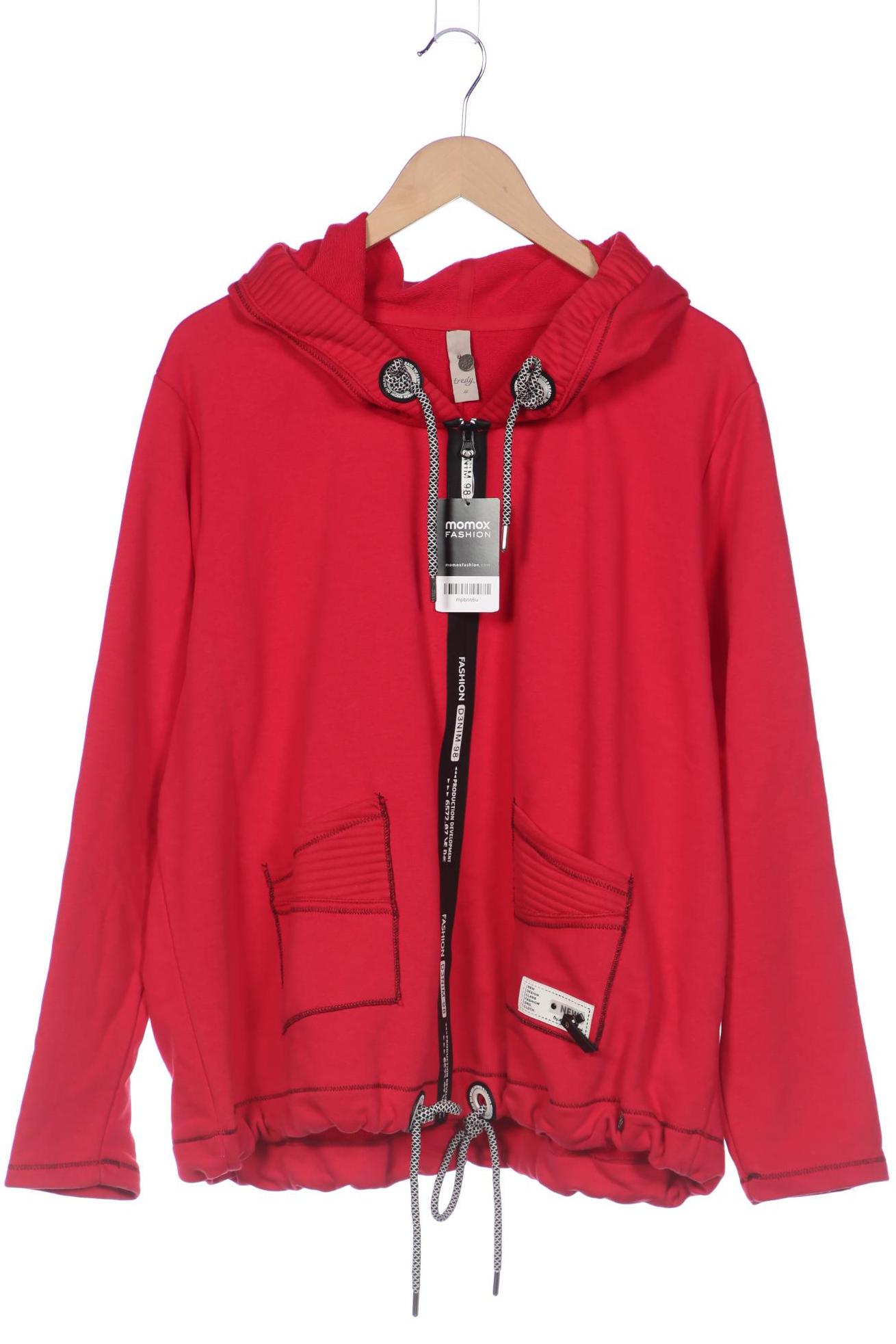 

tredy Damen Kapuzenpullover, pink, Gr. 48