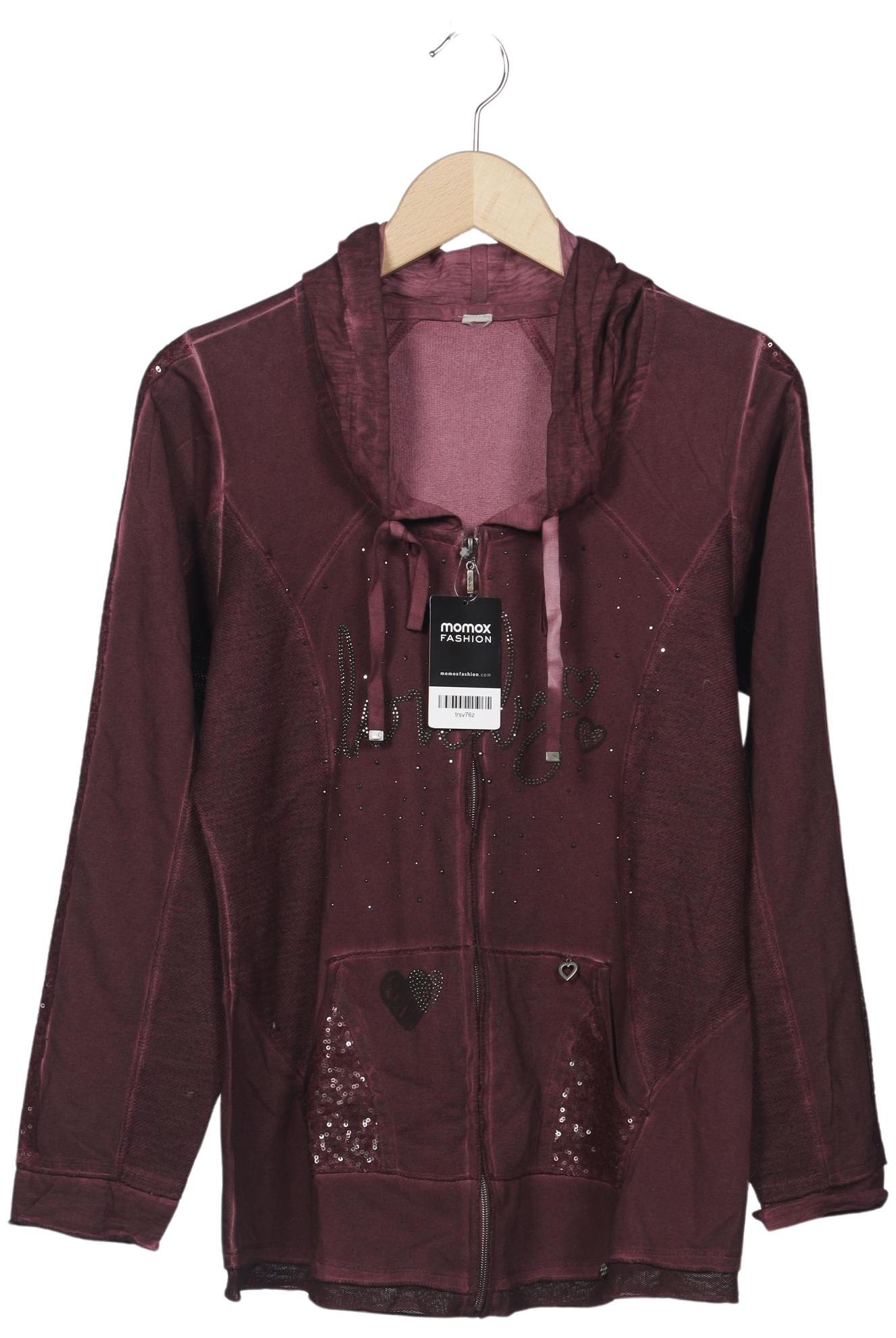 

tredy Damen Kapuzenpullover, bordeaux, Gr. 38