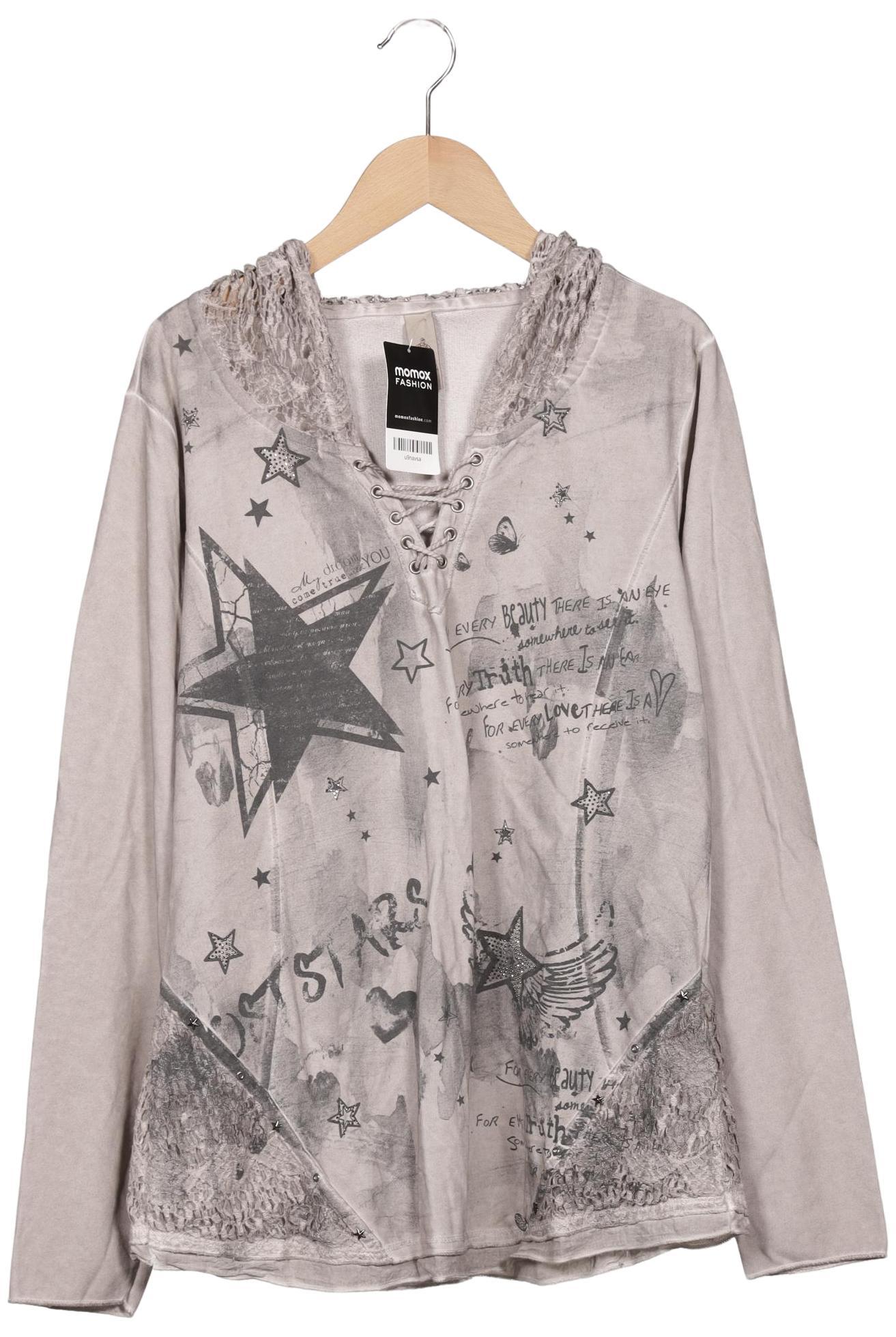 

tredy Damen Kapuzenpullover, grau, Gr. 40