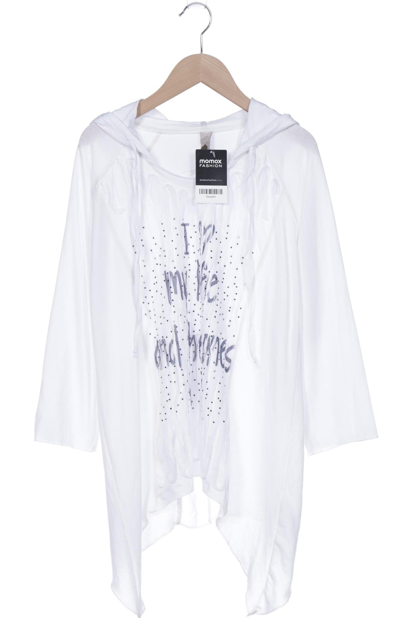 

tredy Damen Kapuzenpullover, weiß, Gr. 38