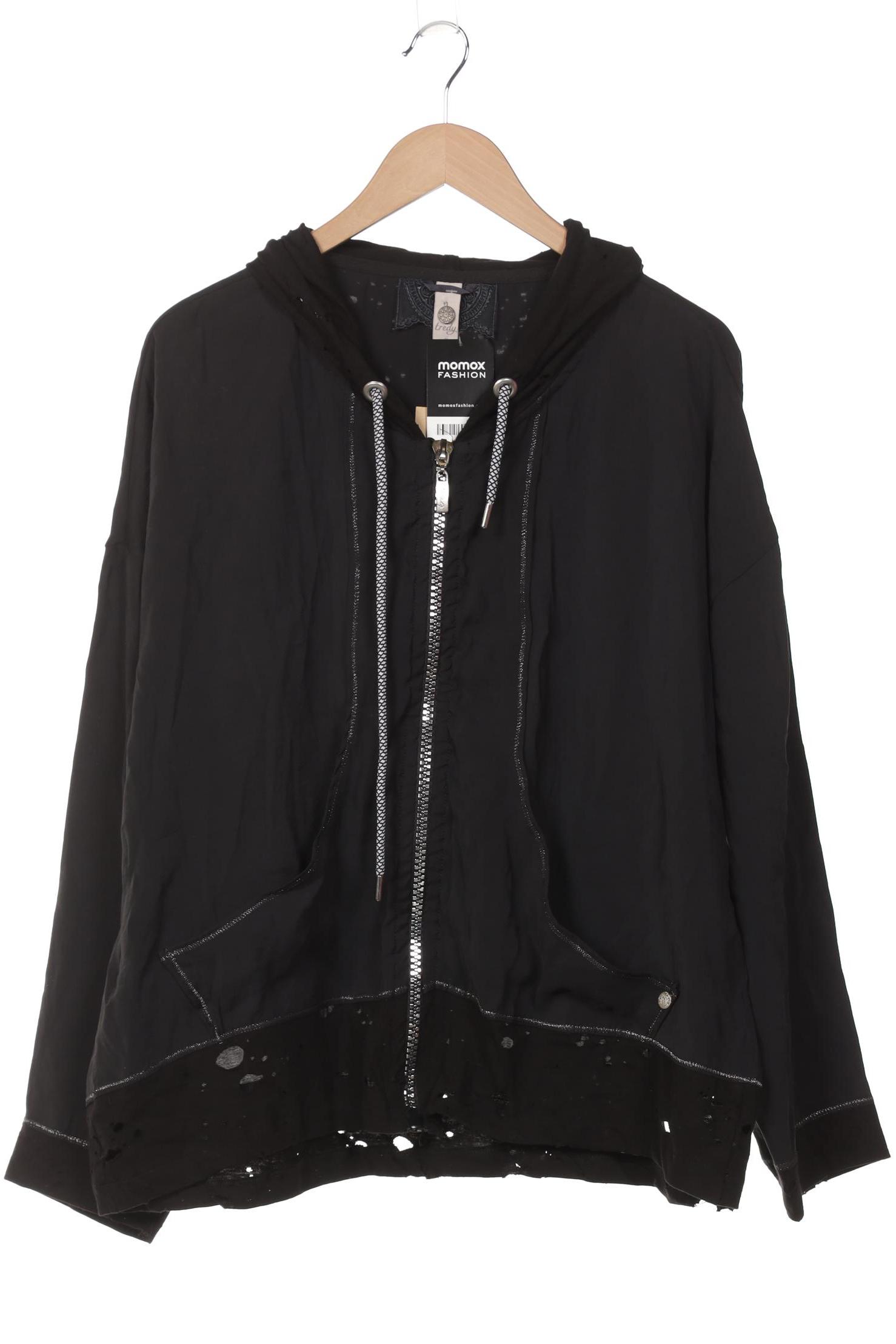 

tredy Damen Kapuzenpullover, schwarz, Gr. 46
