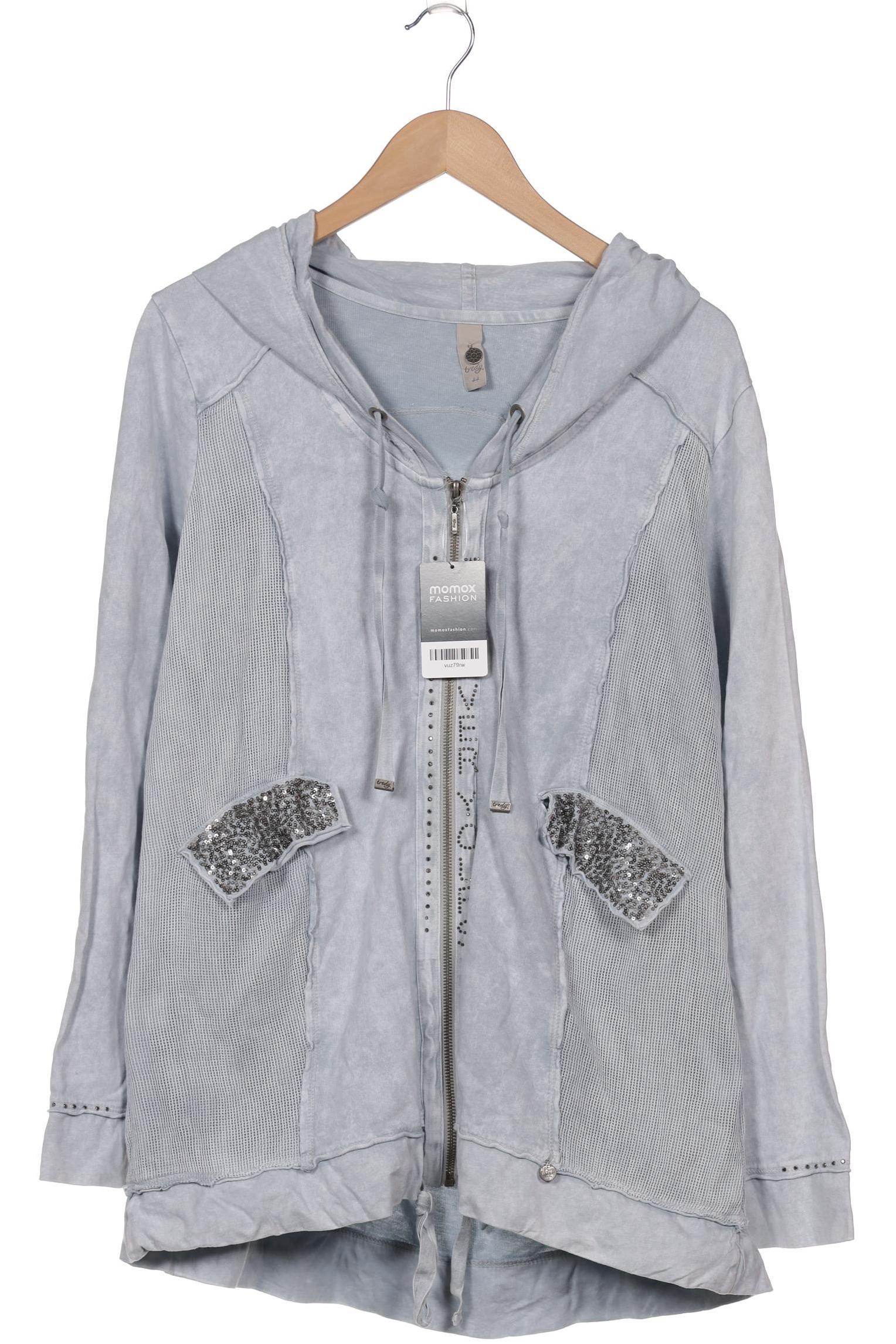 

tredy Damen Kapuzenpullover, hellblau, Gr. 44