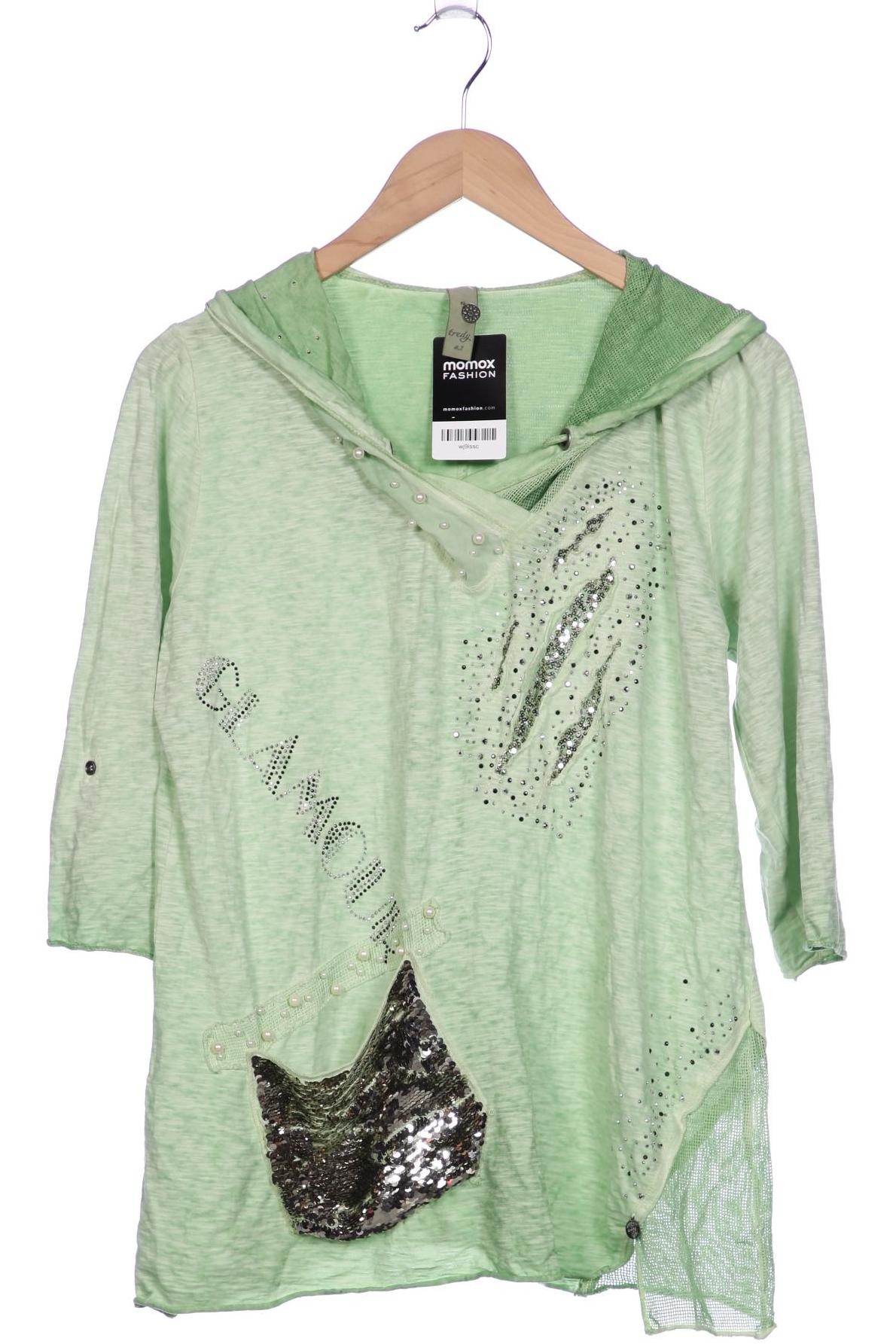 

tredy Damen Kapuzenpullover, grün, Gr. 42